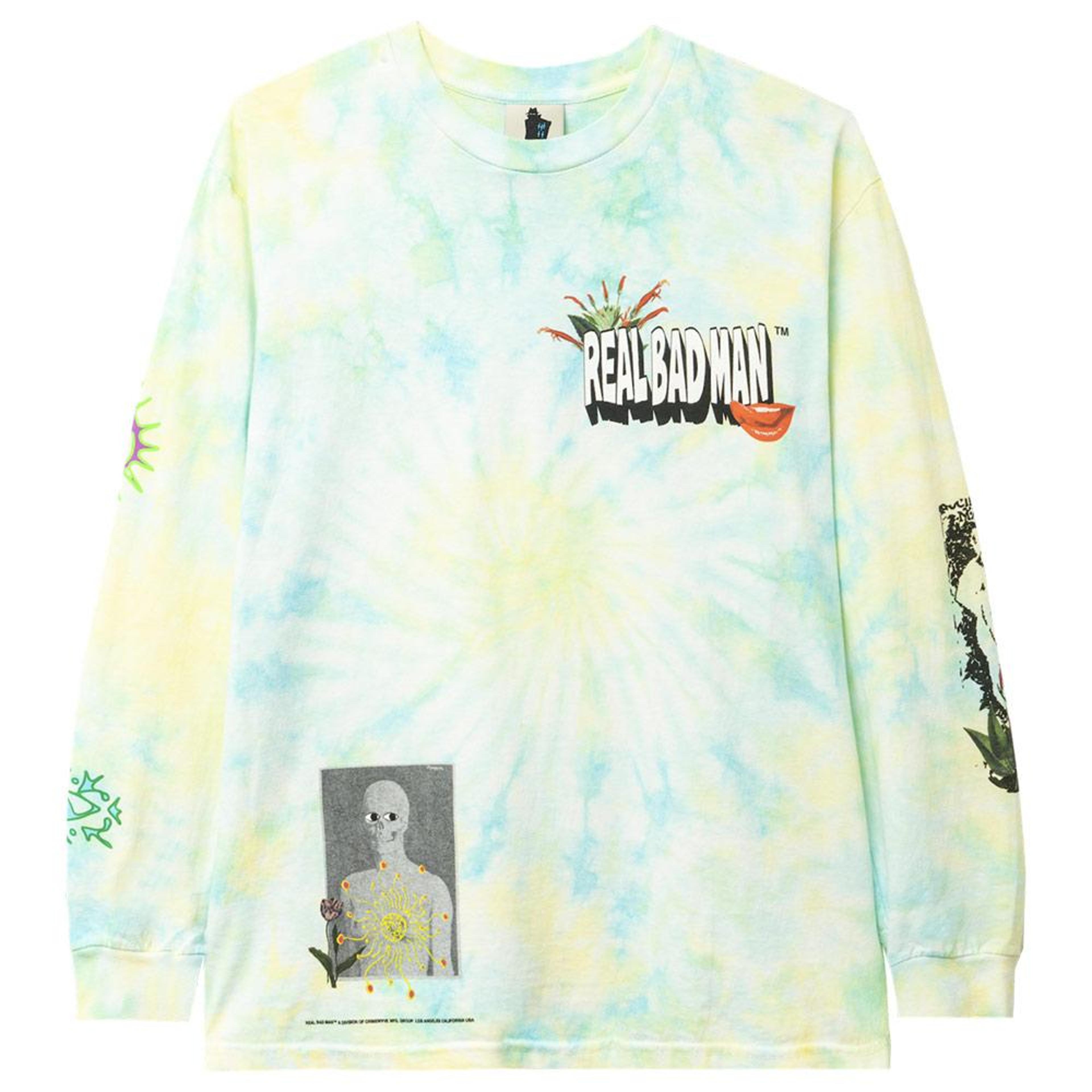 NTWRK - From Outer Space L/S Tee 'Aqua / Yellow TD'