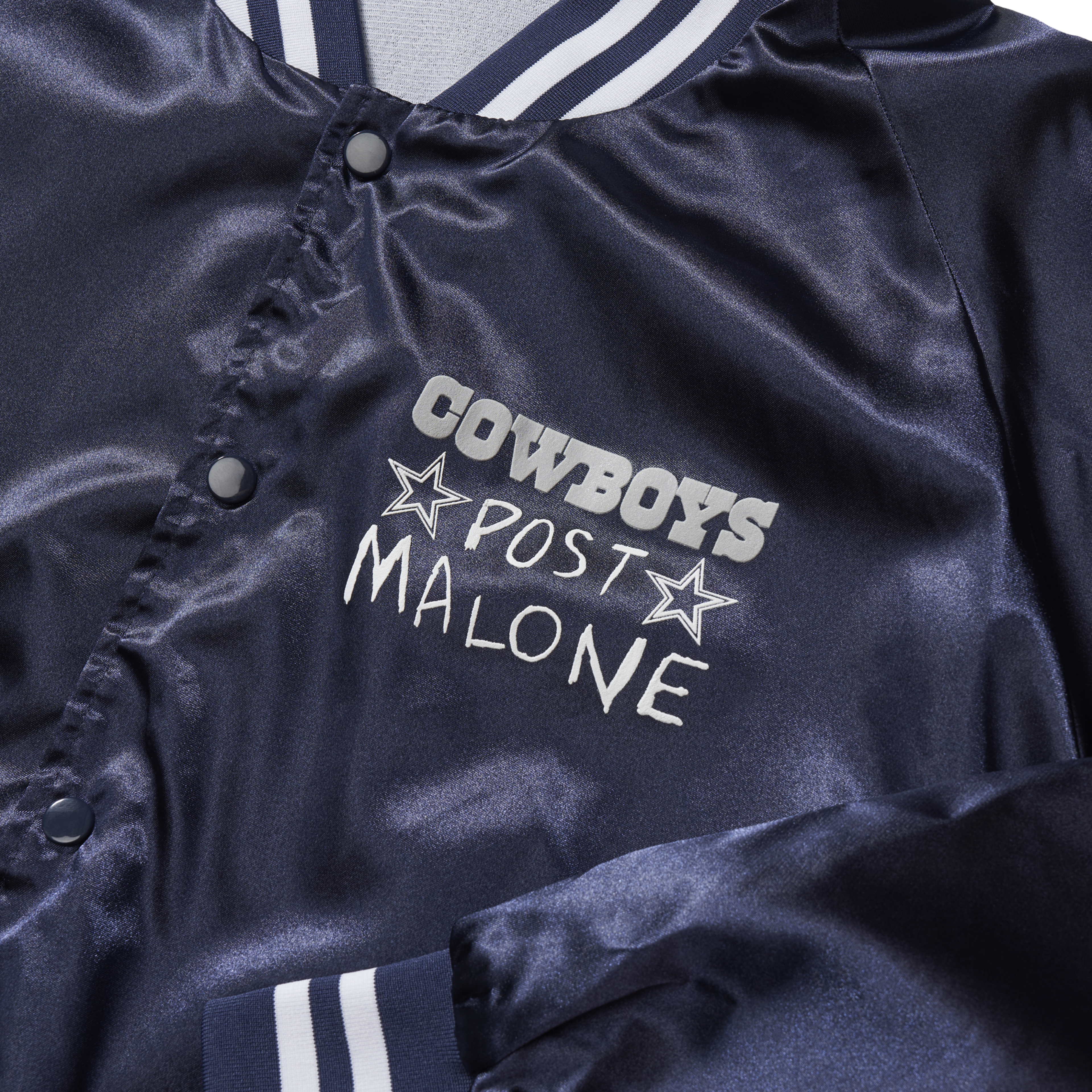 Alternate View 2 of Post Malone + Dallas Cowboys Skeleton Starter Jacket