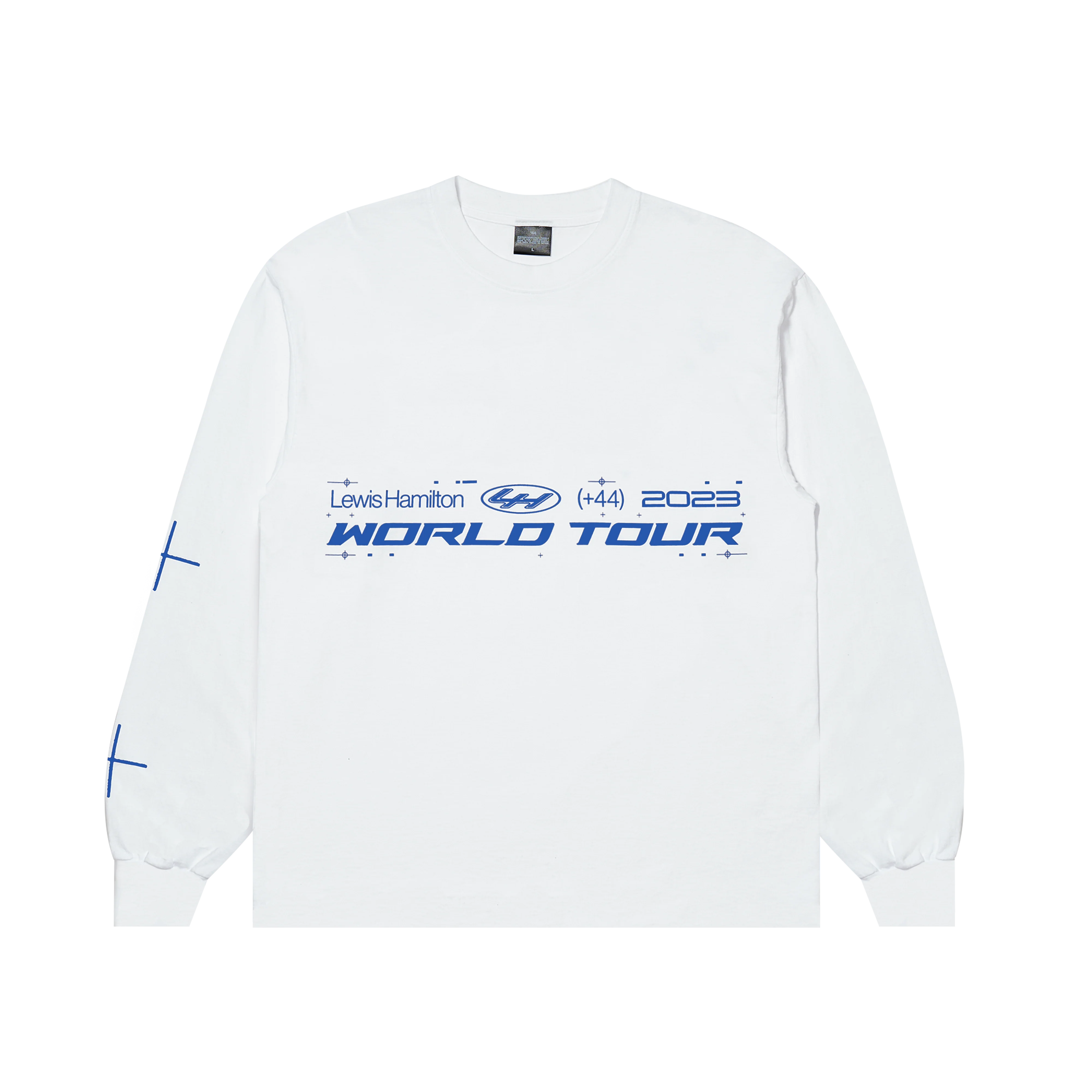 WORLD TOUR INNER RACE LS TEE - WHITE