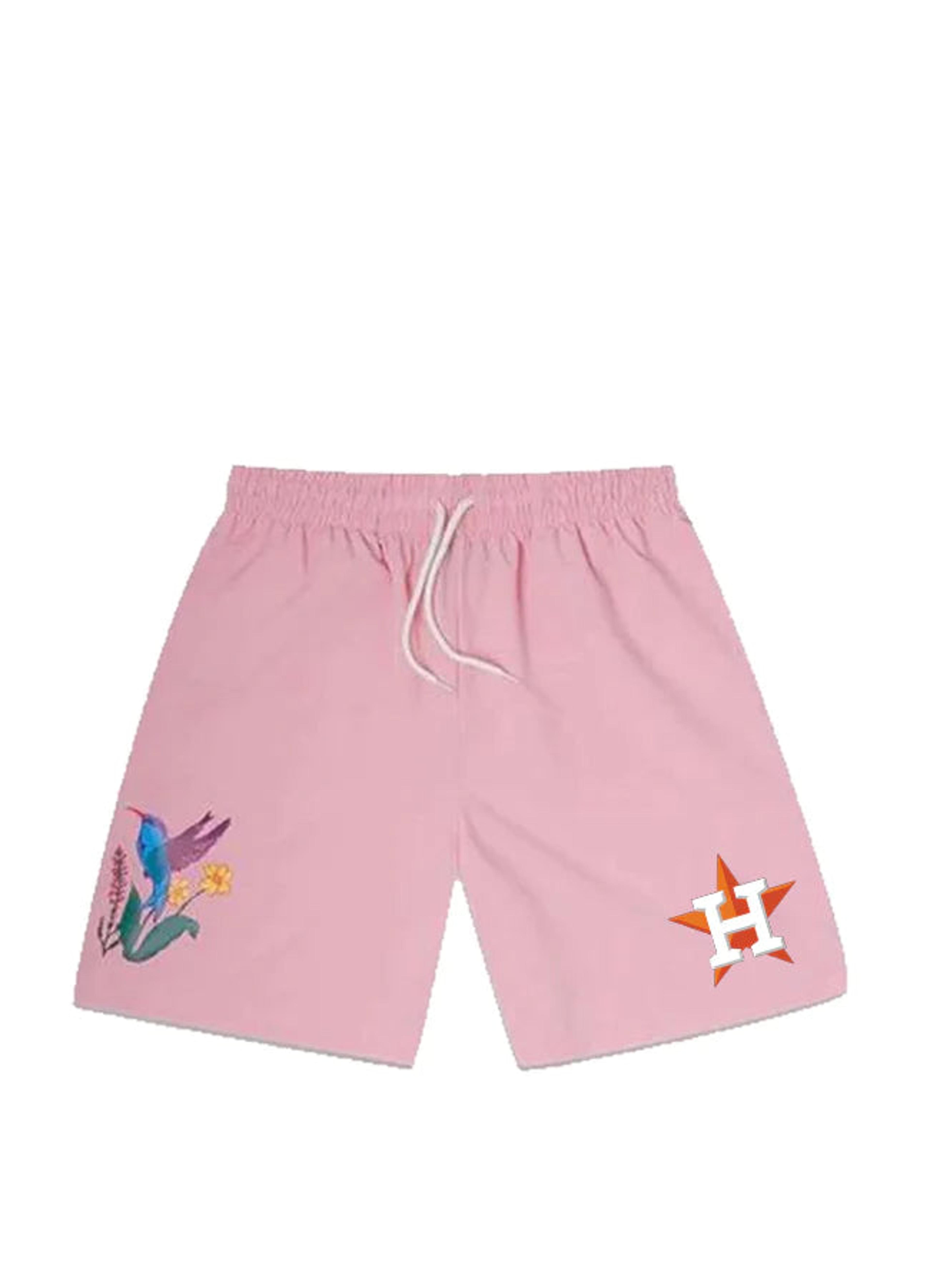 New Era Houston Astros Blooming Shorts - Pink