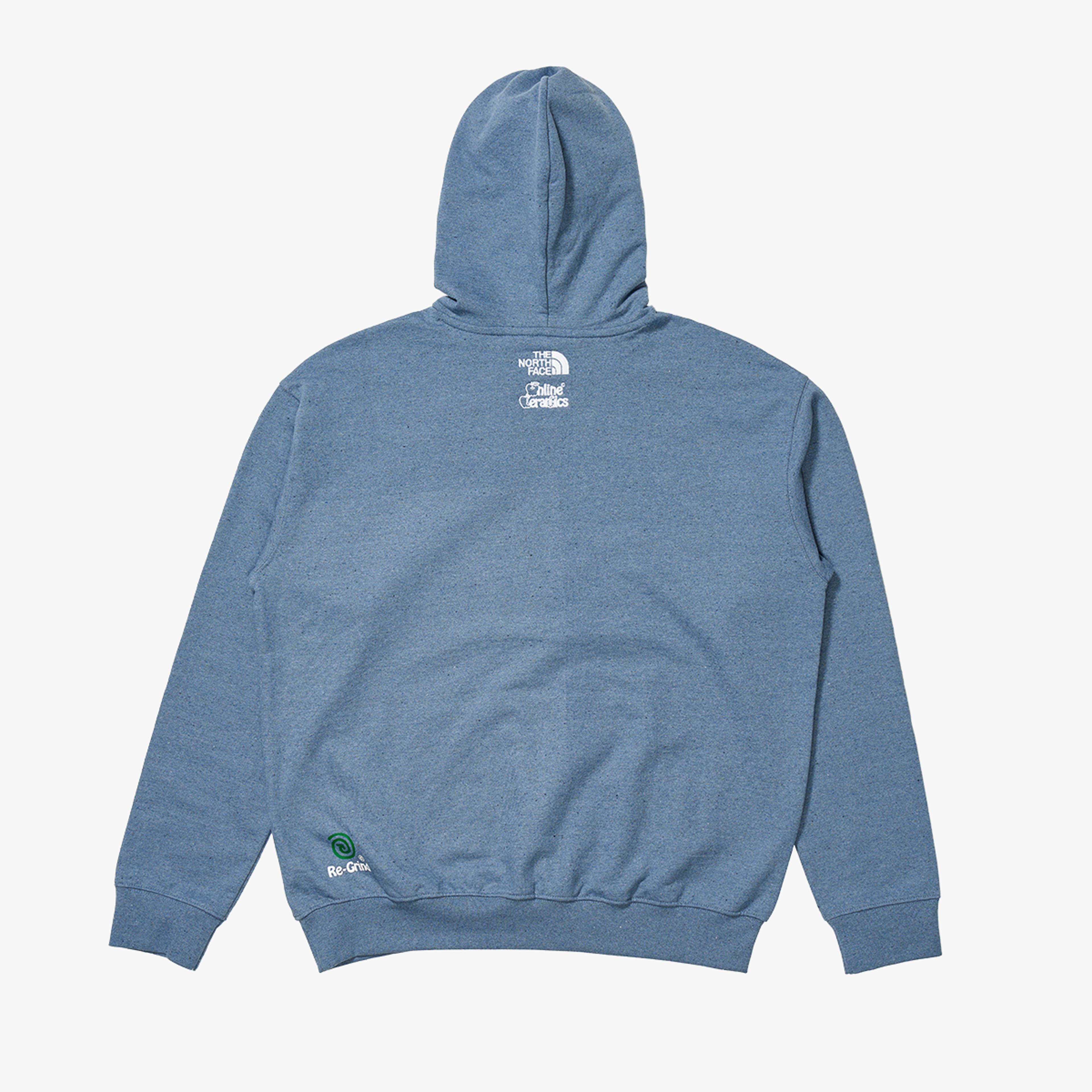 Alternate View 1 of The North Face x Online Ceramics Graphic Hoody (Blue Regrind)