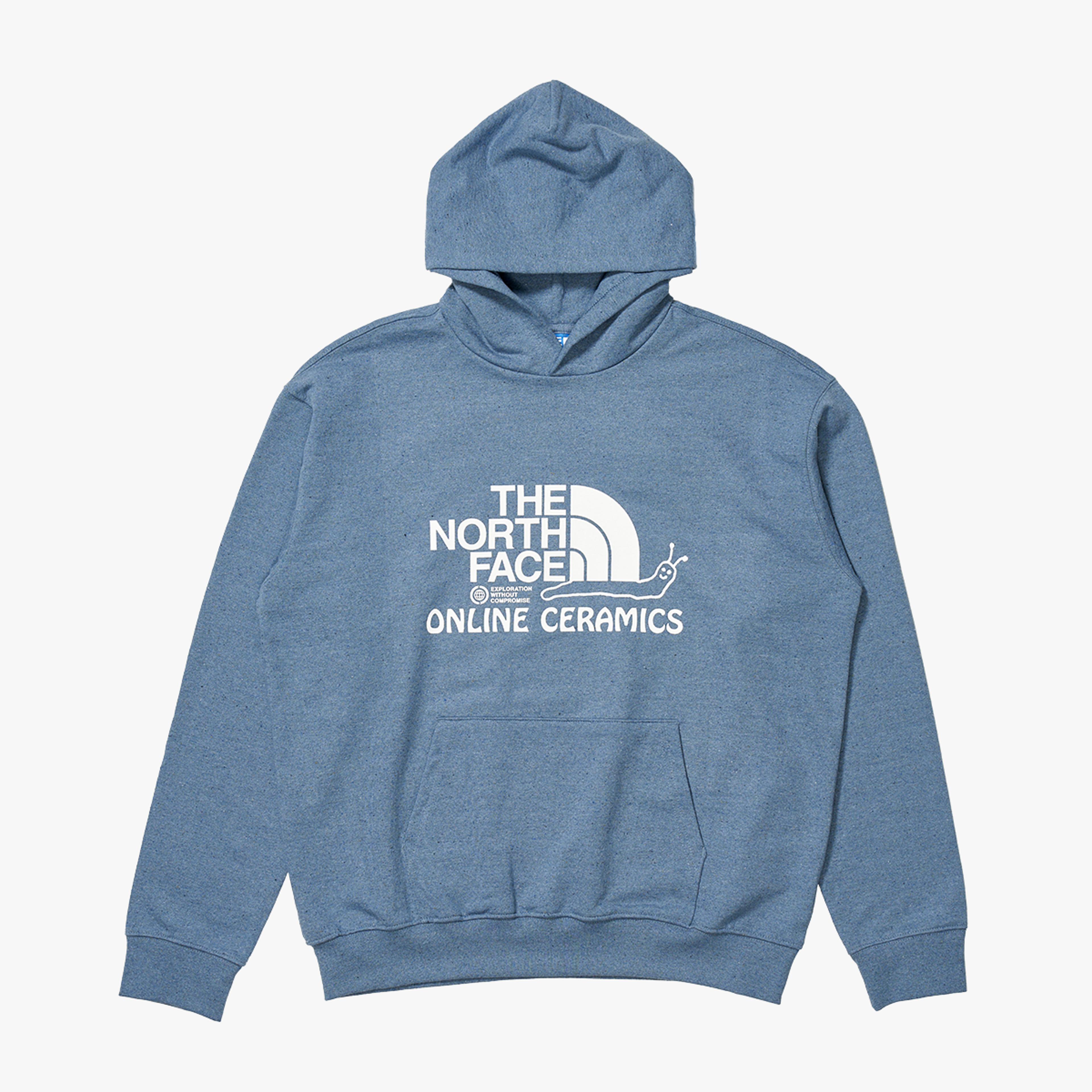 The North Face x Online Ceramics Graphic Hoody (Blue Regrind)