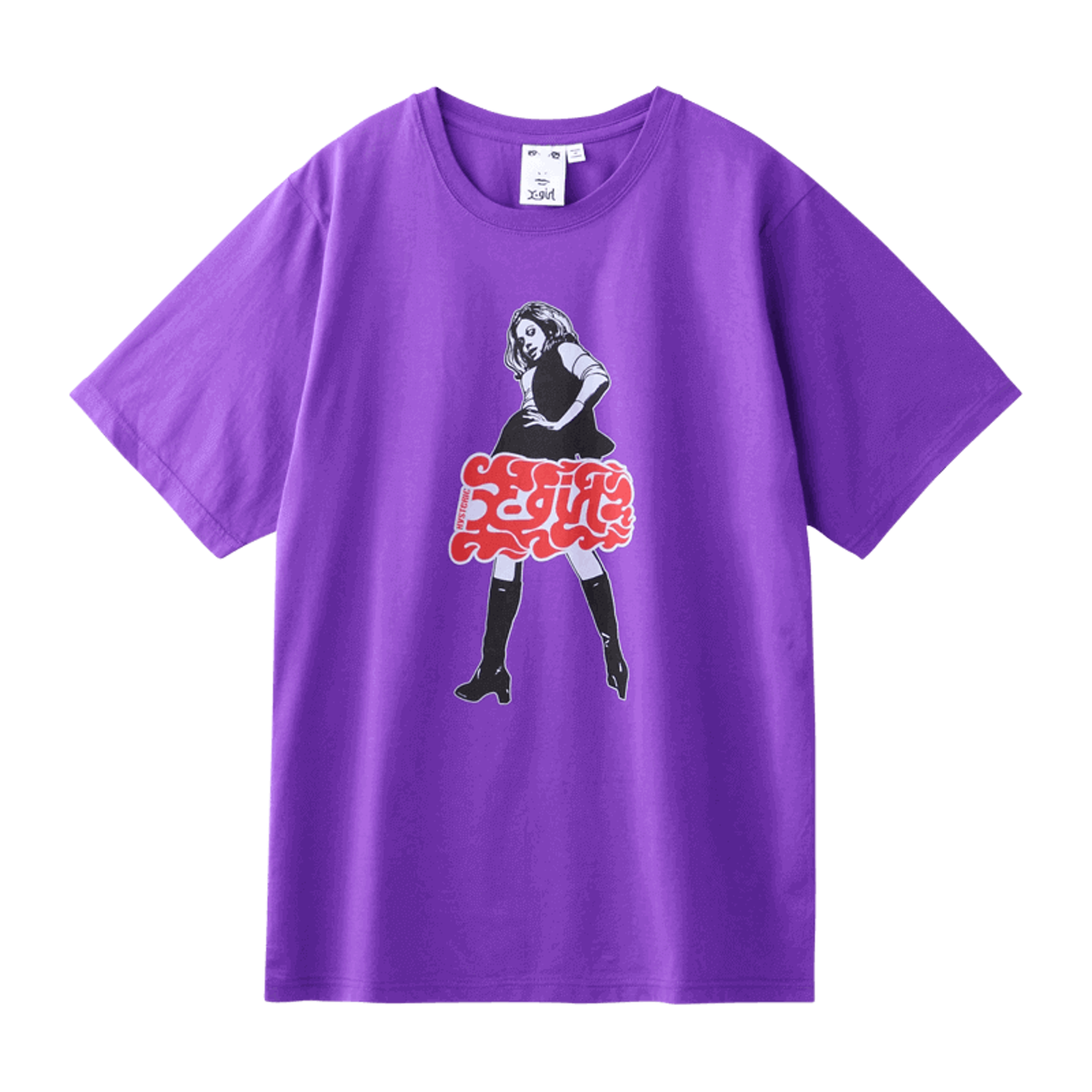 NTWRK - Hysteric Glamour + X-girl Girl Short Sleeve - Purple