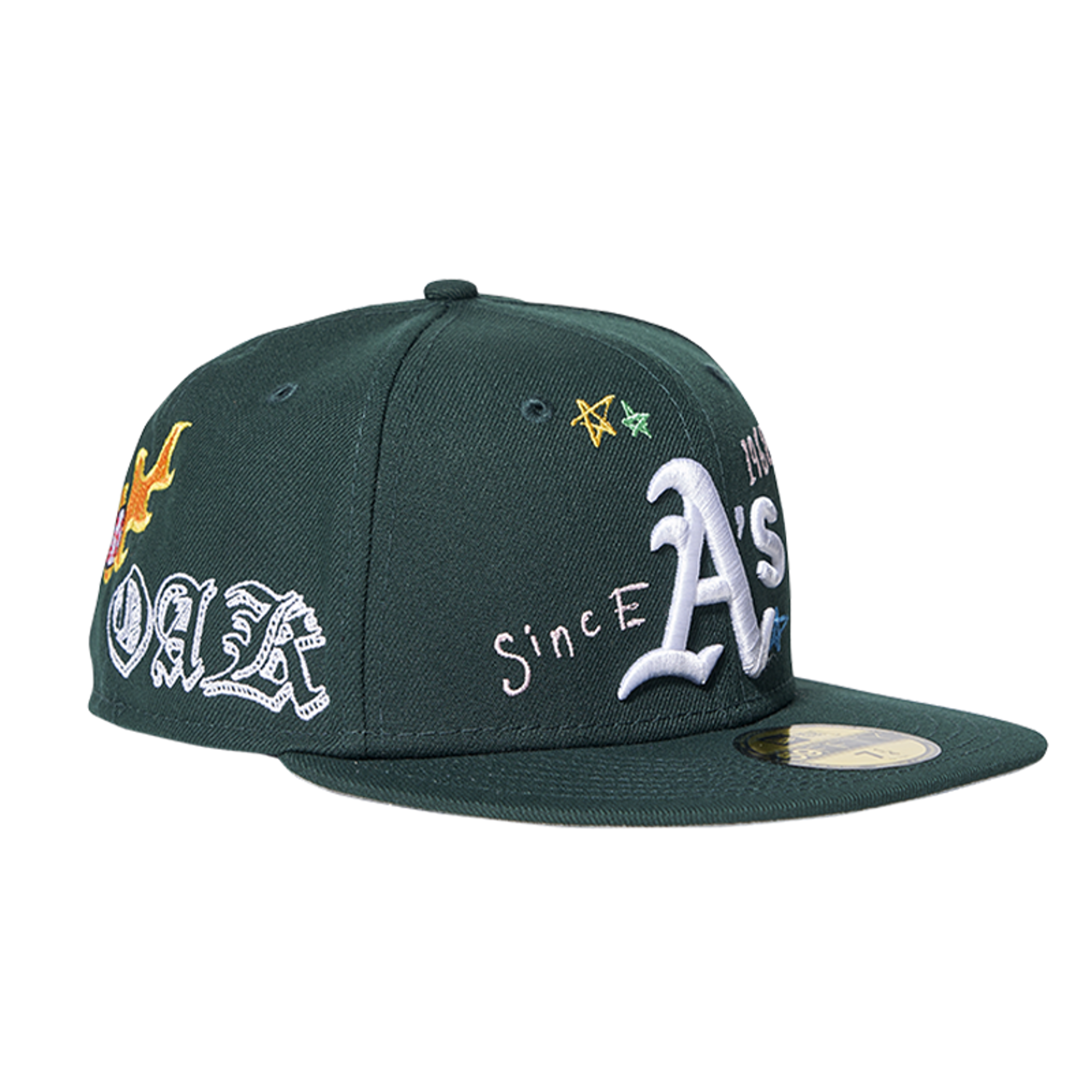 NTWRK - 5950 MLB SCRIBBLE Oakland Athletics-7 1/4