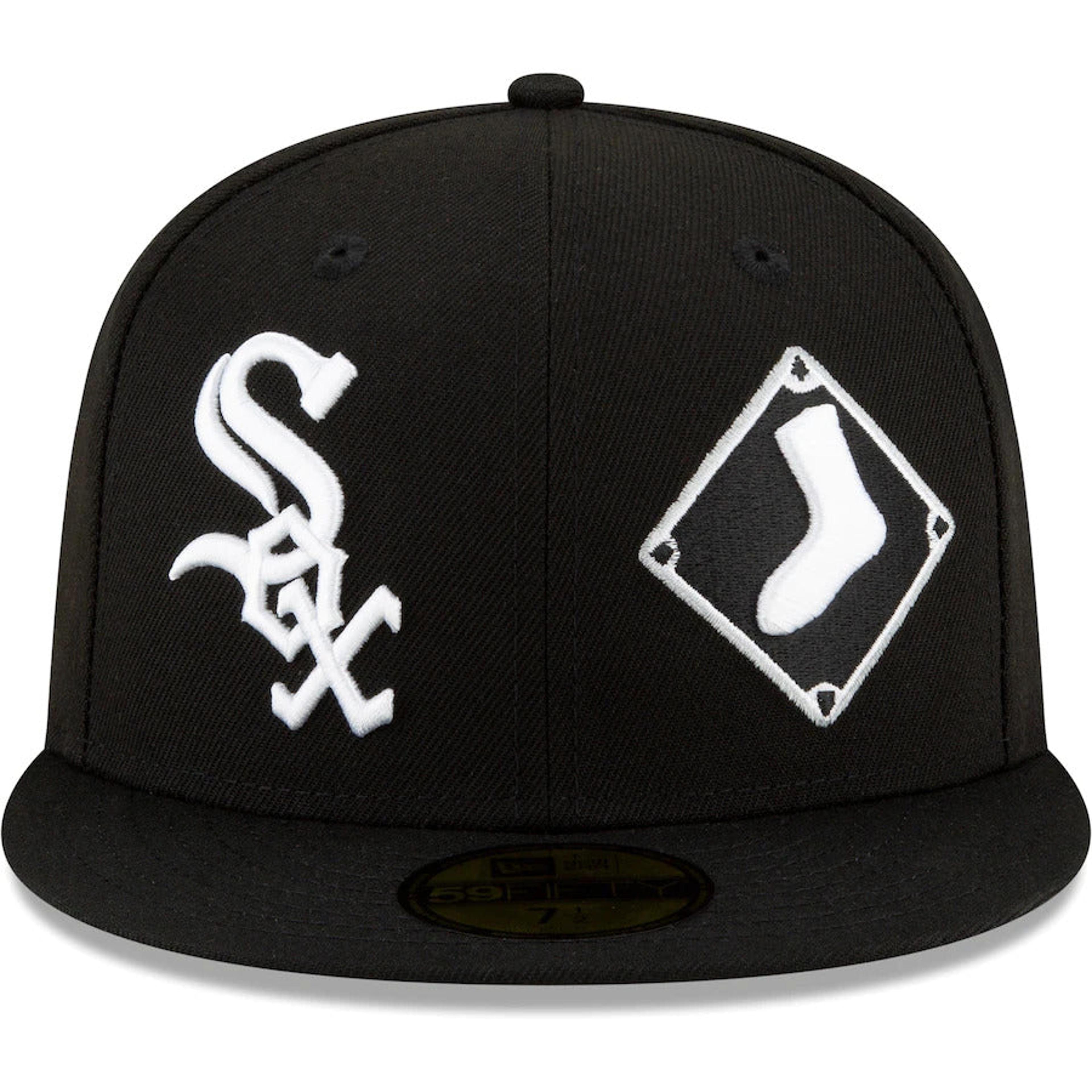 New Era 59FIFTY Chicago White Sox City Cluster Fitted 7 1/2 / Black/Grey