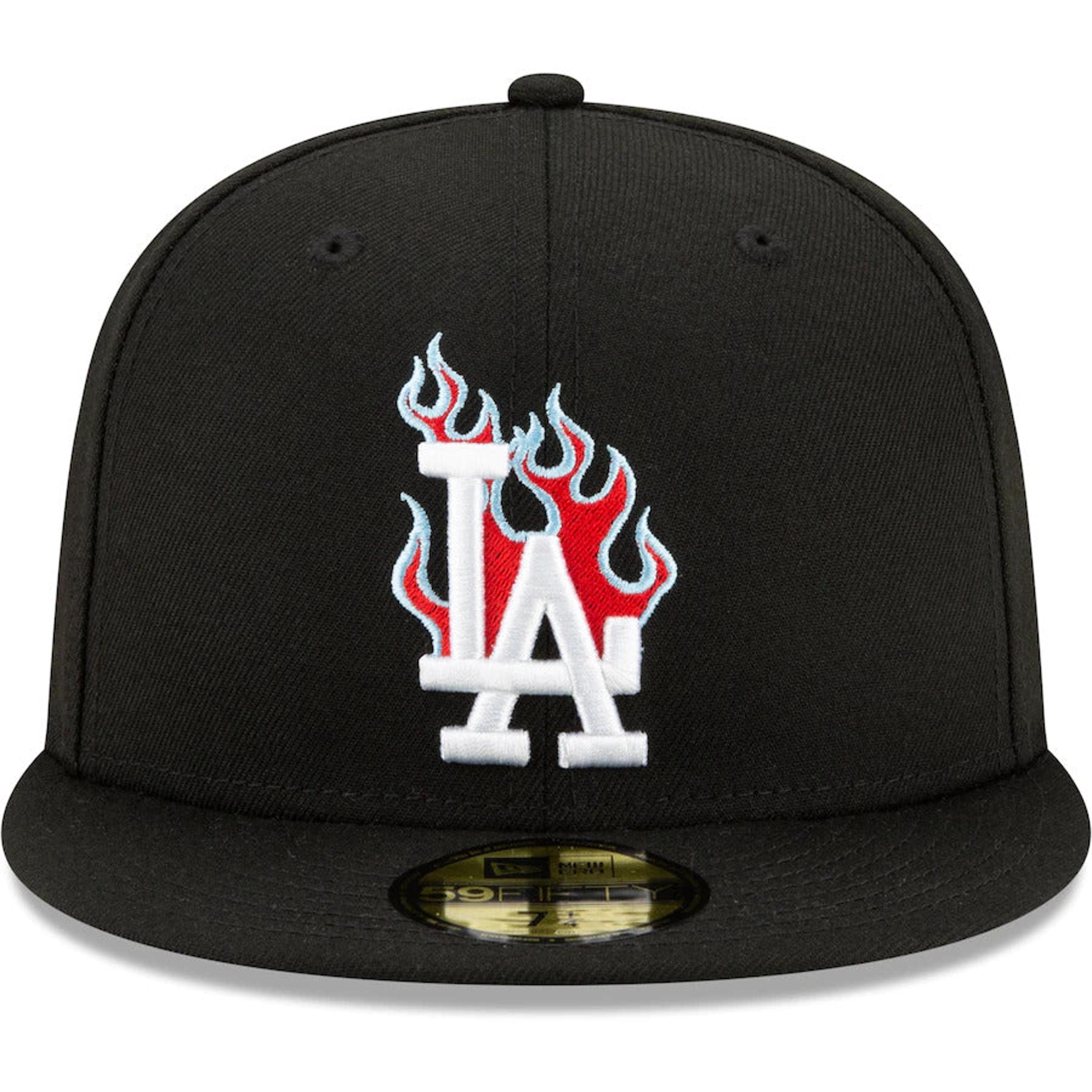 New Era Dodgers La 950 in Red/Black One Size | WSS