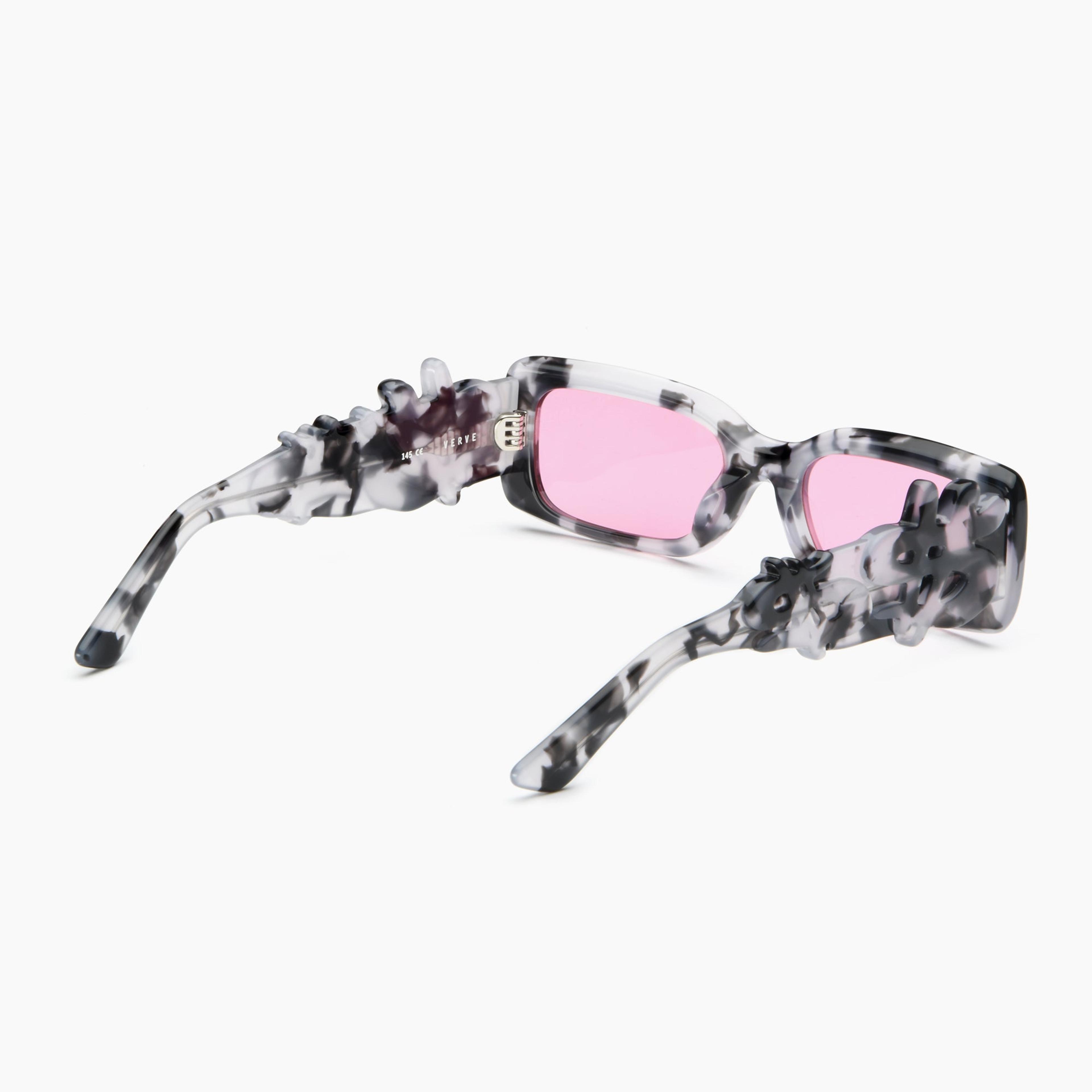 Alternate View 5 of MANIFEST SUNGLASSES - Obsidian Pink