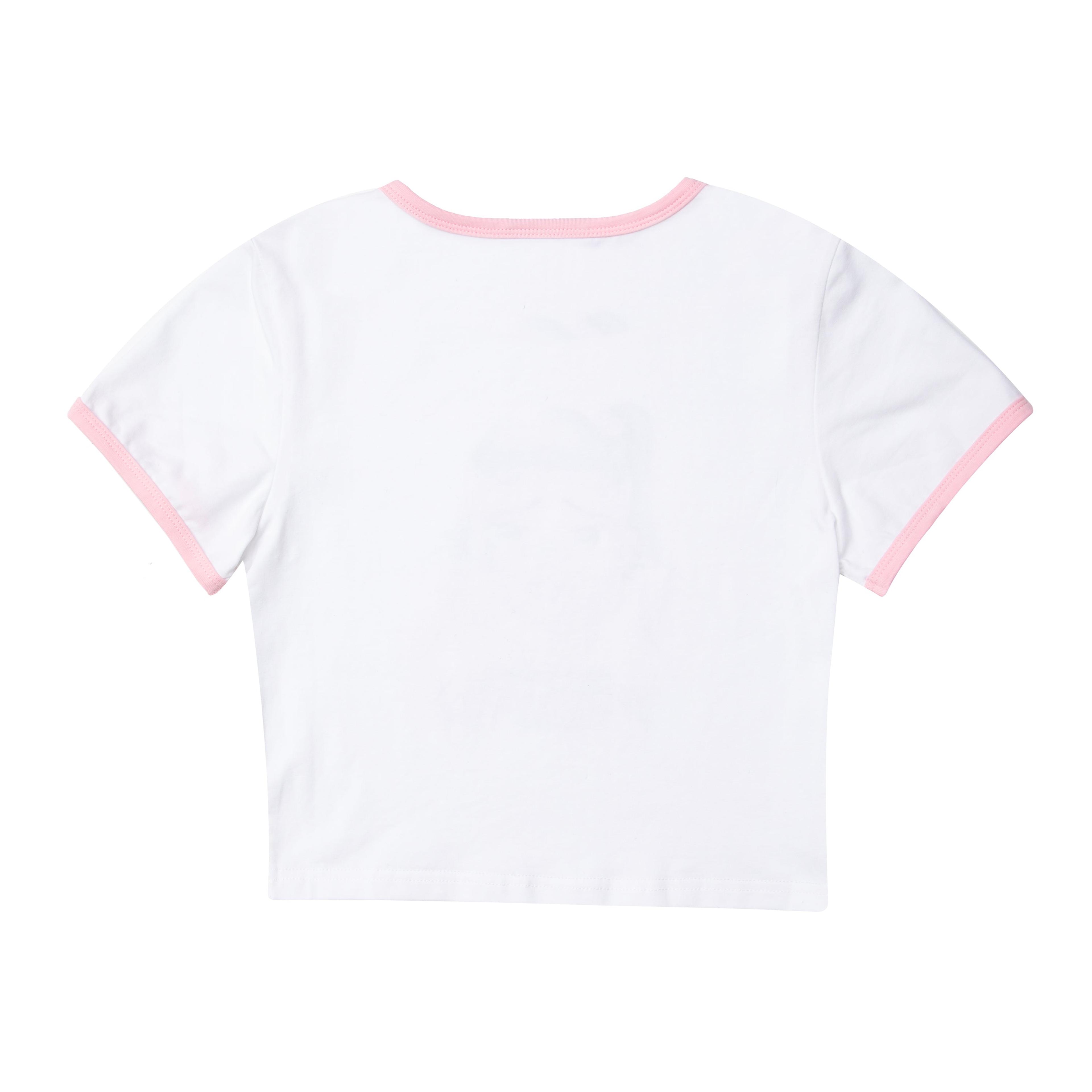 Alternate View 3 of Dreamy Baby Tee White/Pink