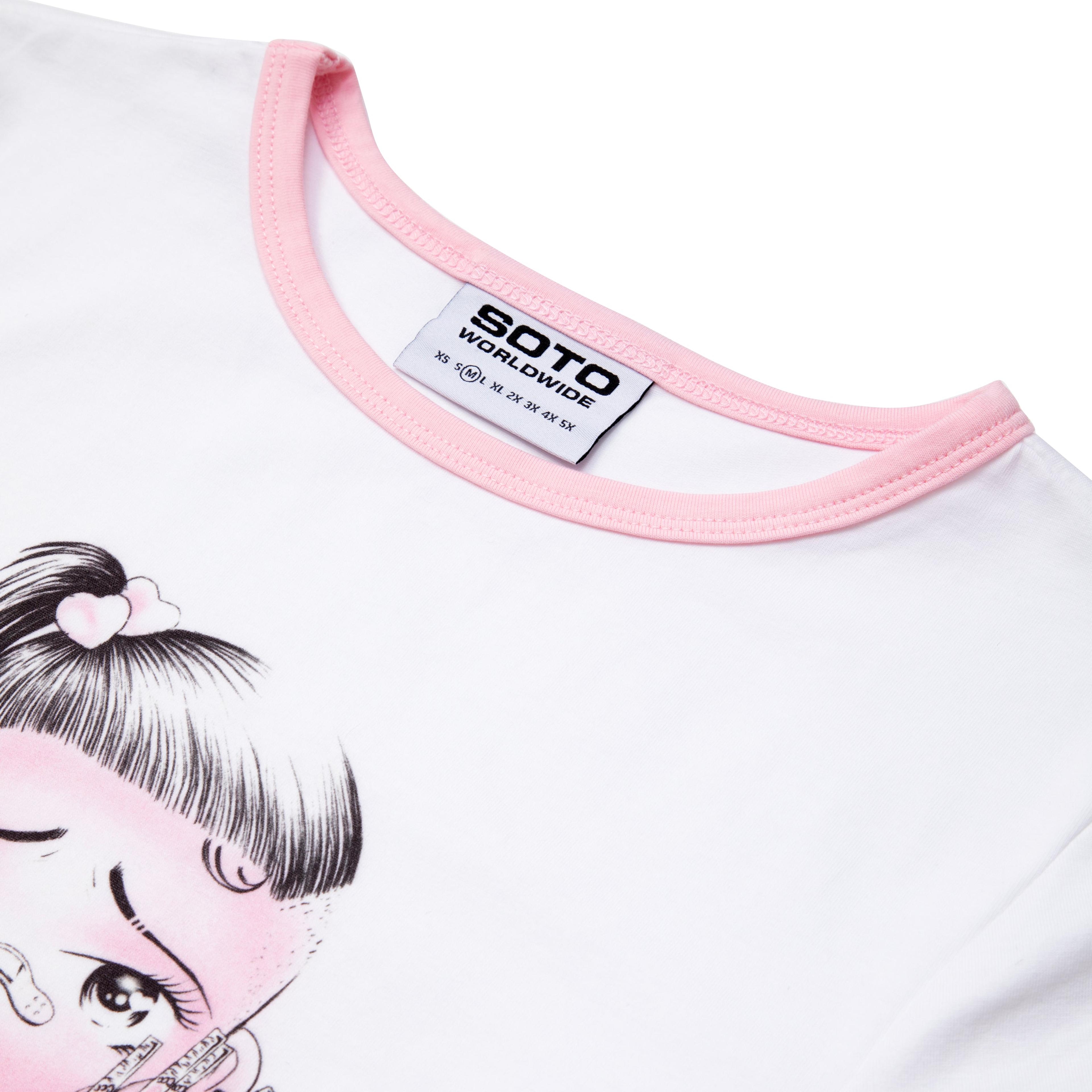 Alternate View 2 of Dreamy Baby Tee White/Pink