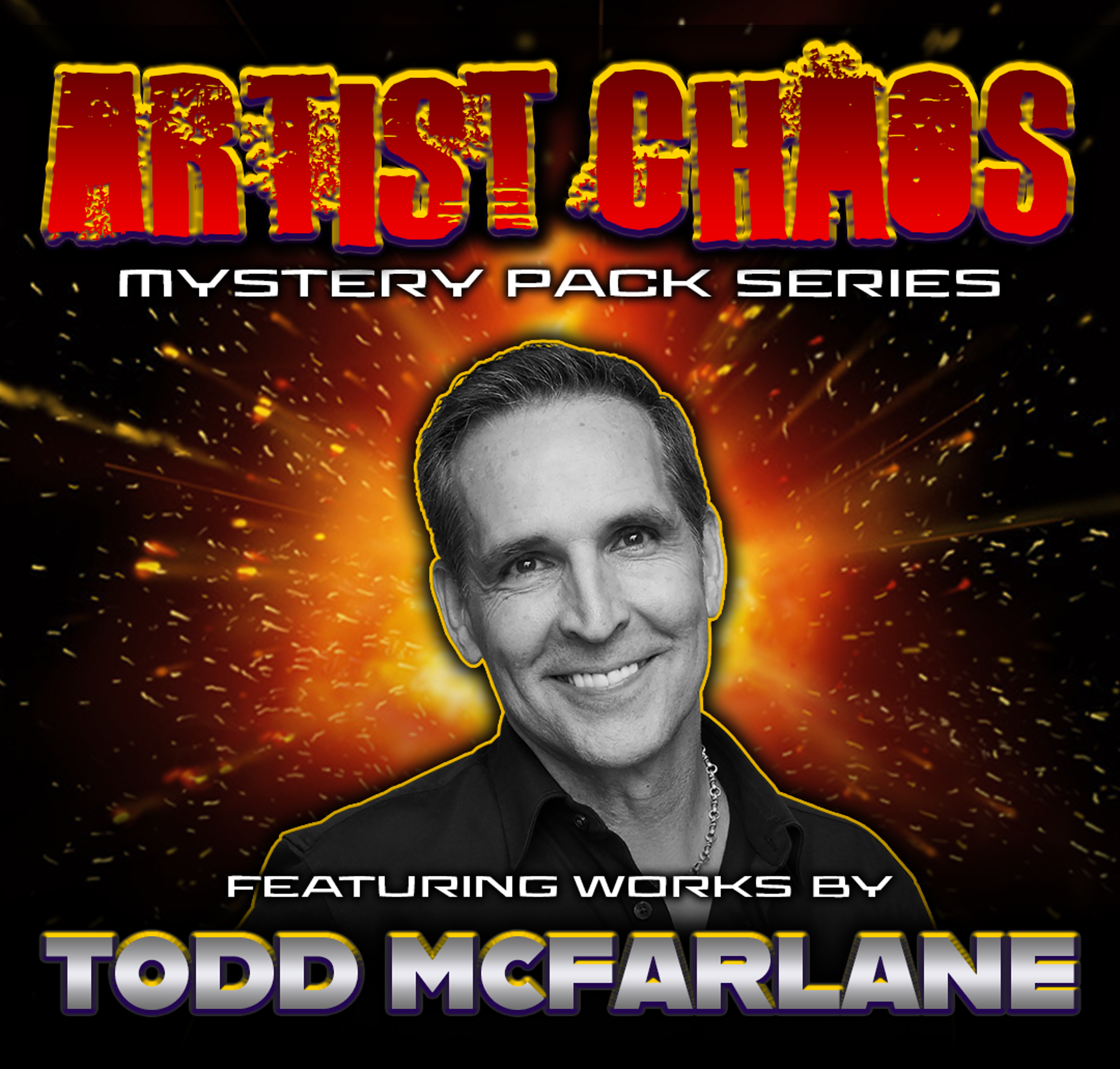 Artist Chaos Mystery Pack featuring the work of Todd McFarlane