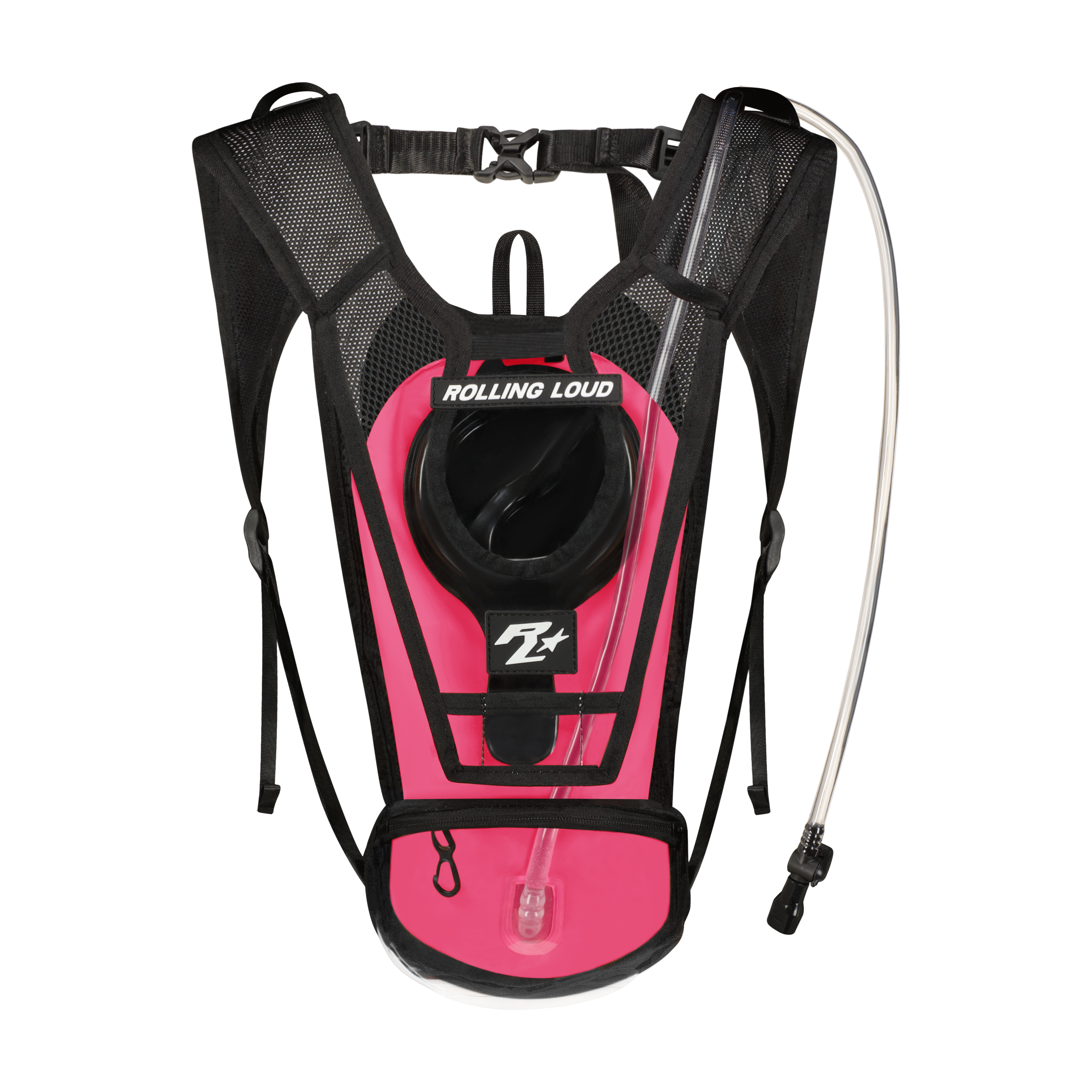 RL  Clear Pink Hydration Backpack - Festival Approved