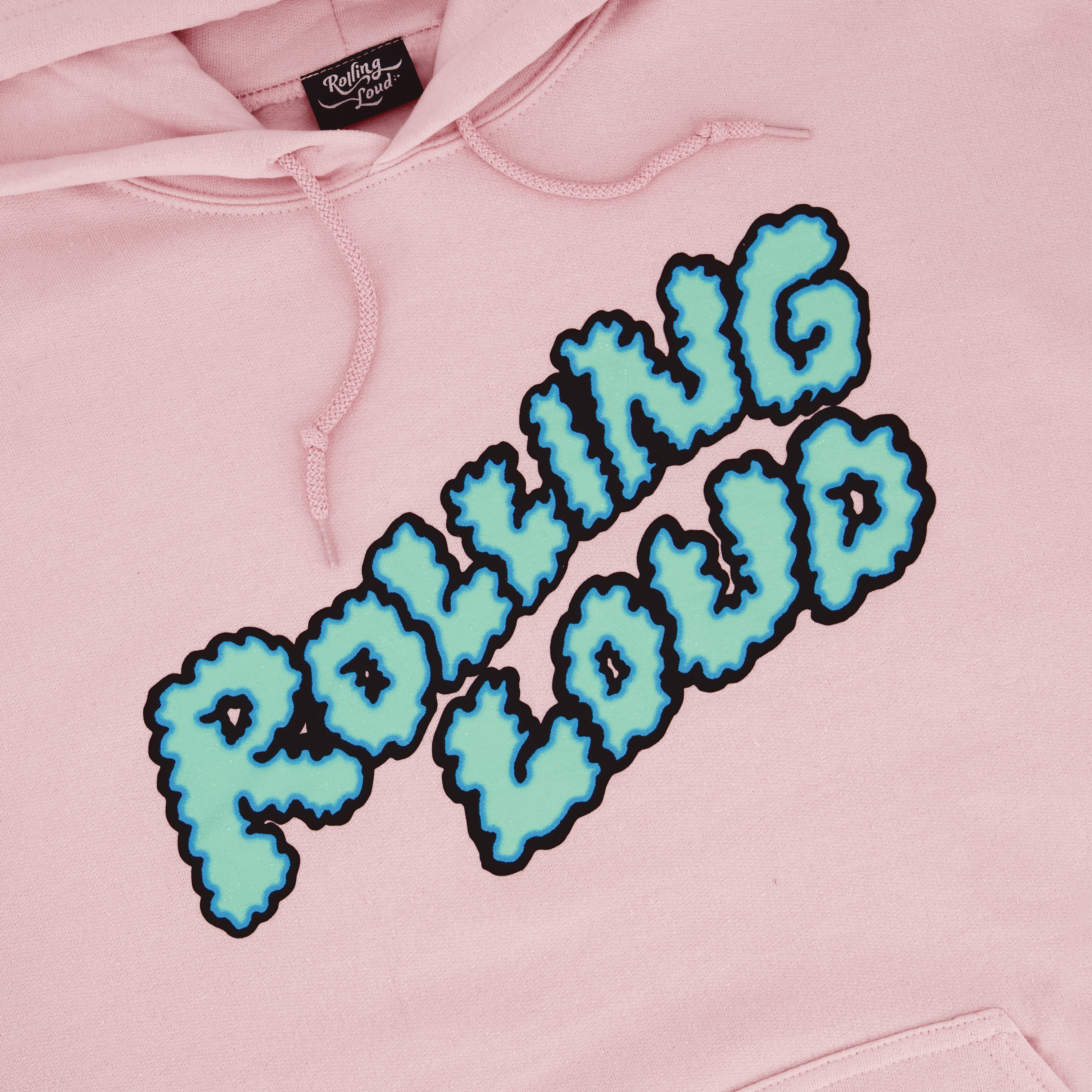 Alternate View 2 of Rolling Loud Pink Puffy Logo Hoodie
