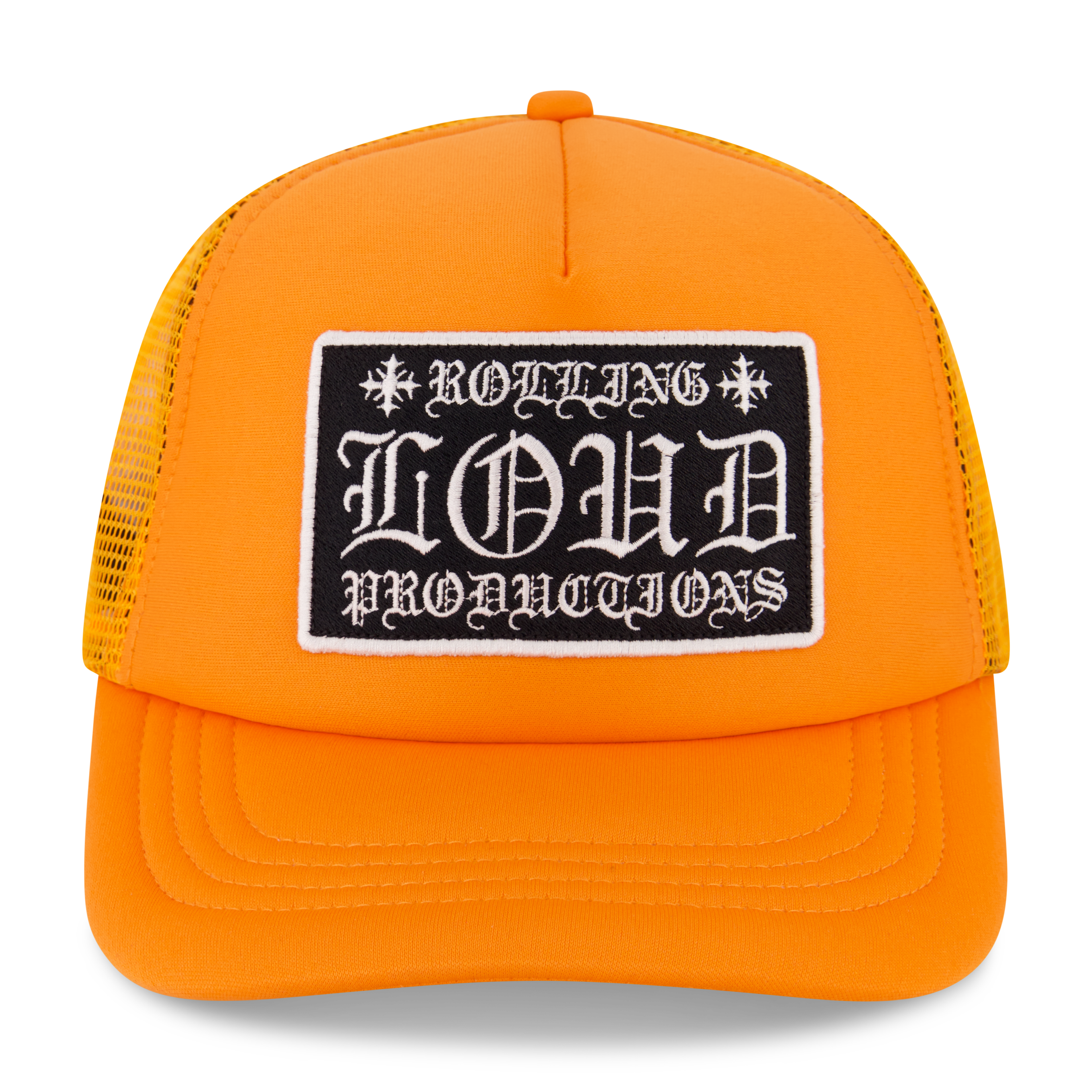 Alternate View 1 of Loud Hearts Orange Trucker Hat