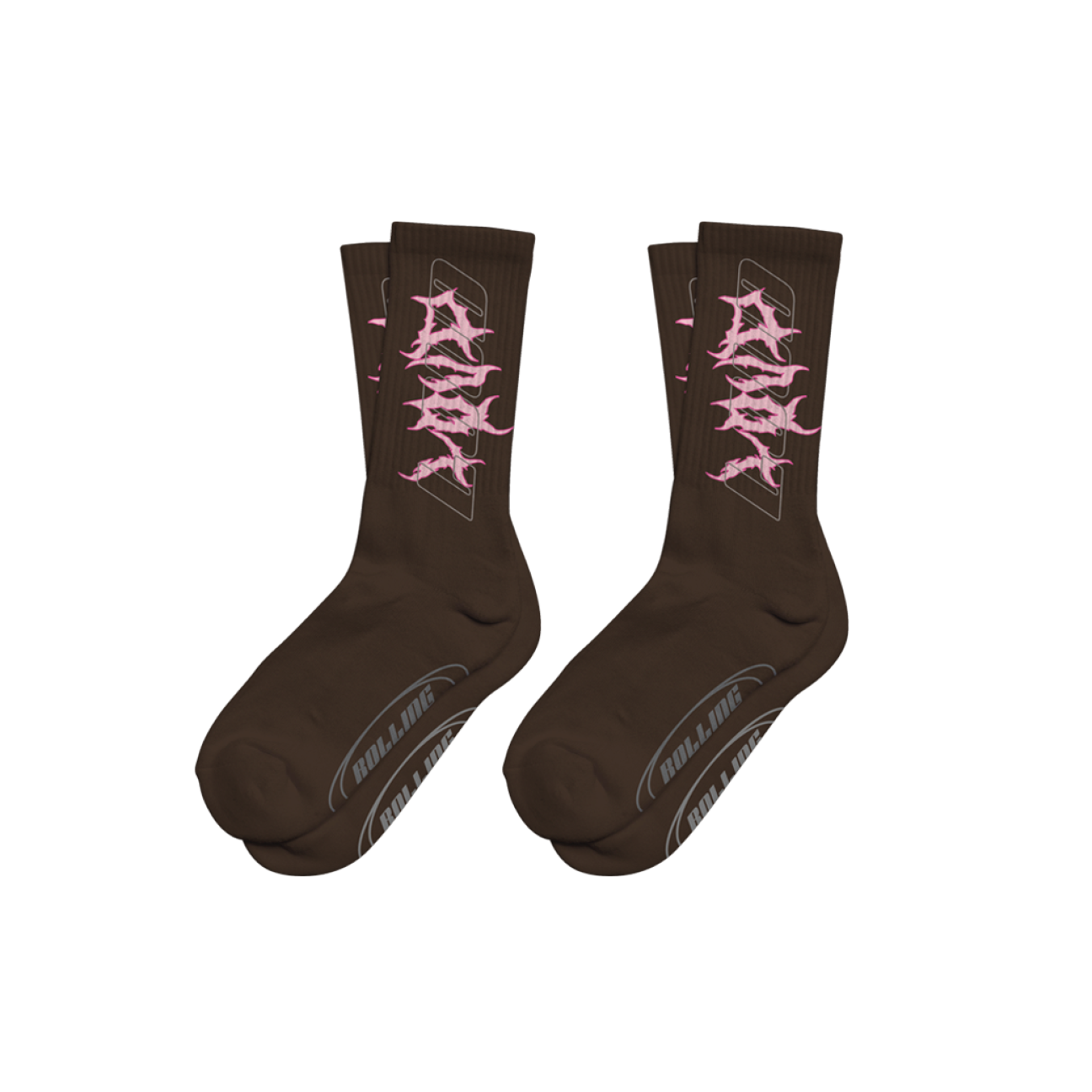 RL Twisted Metal Chocolate Socks