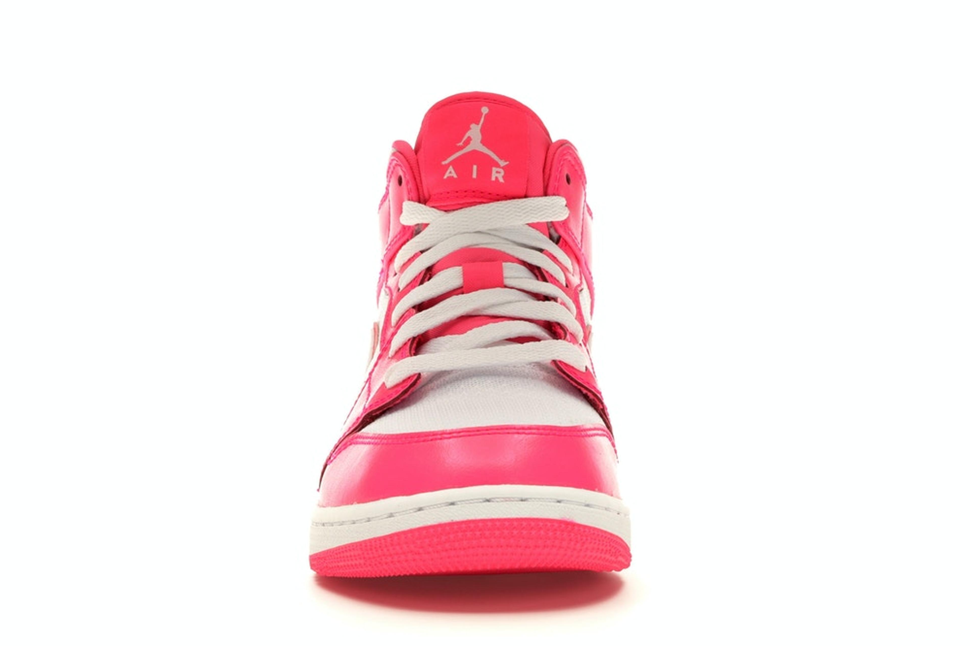 Alternate View 1 of Air Jordan 1 Mid "Hyper Pink" (GS)