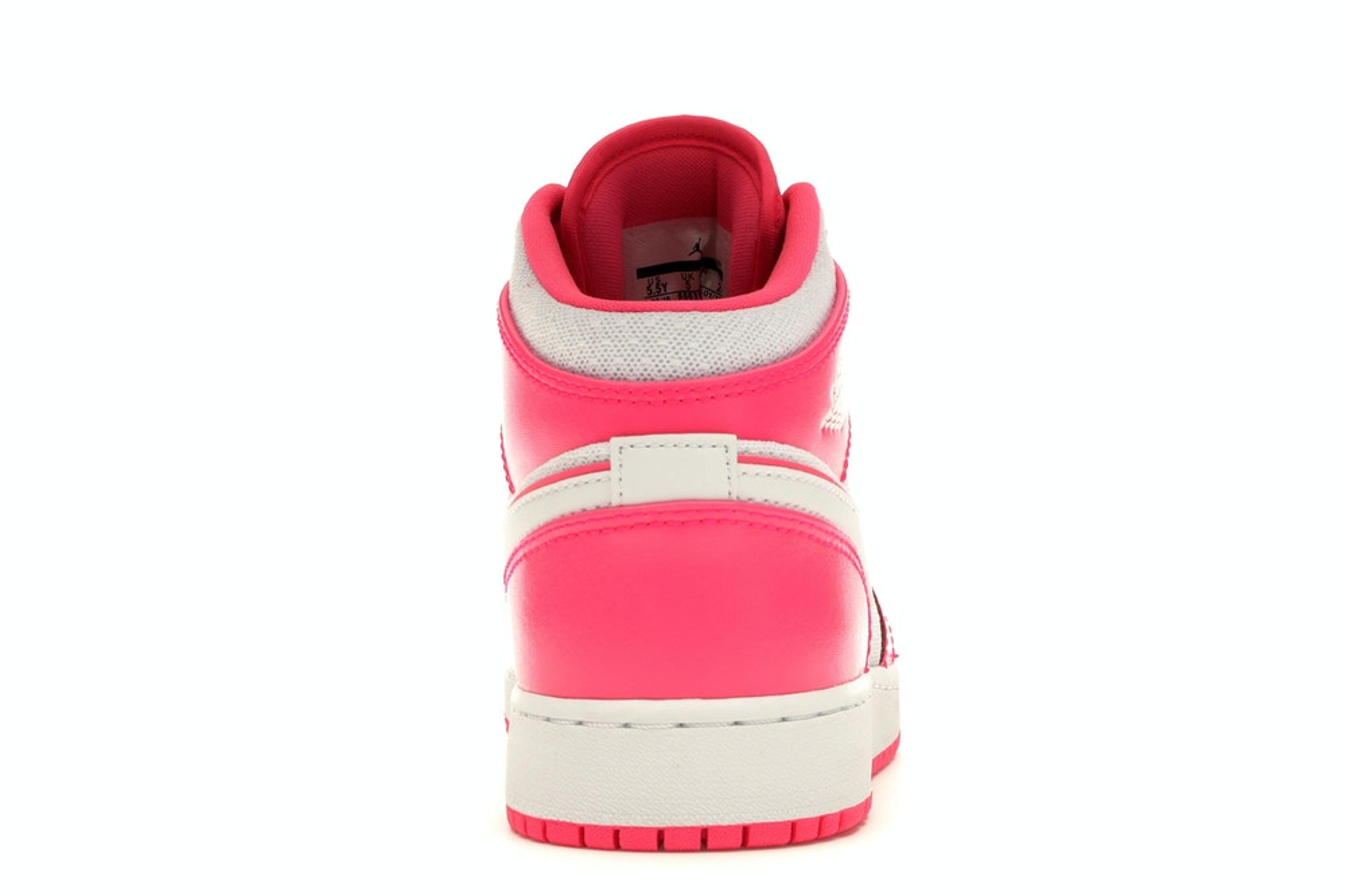 Alternate View 2 of Air Jordan 1 Mid "Hyper Pink" (GS)