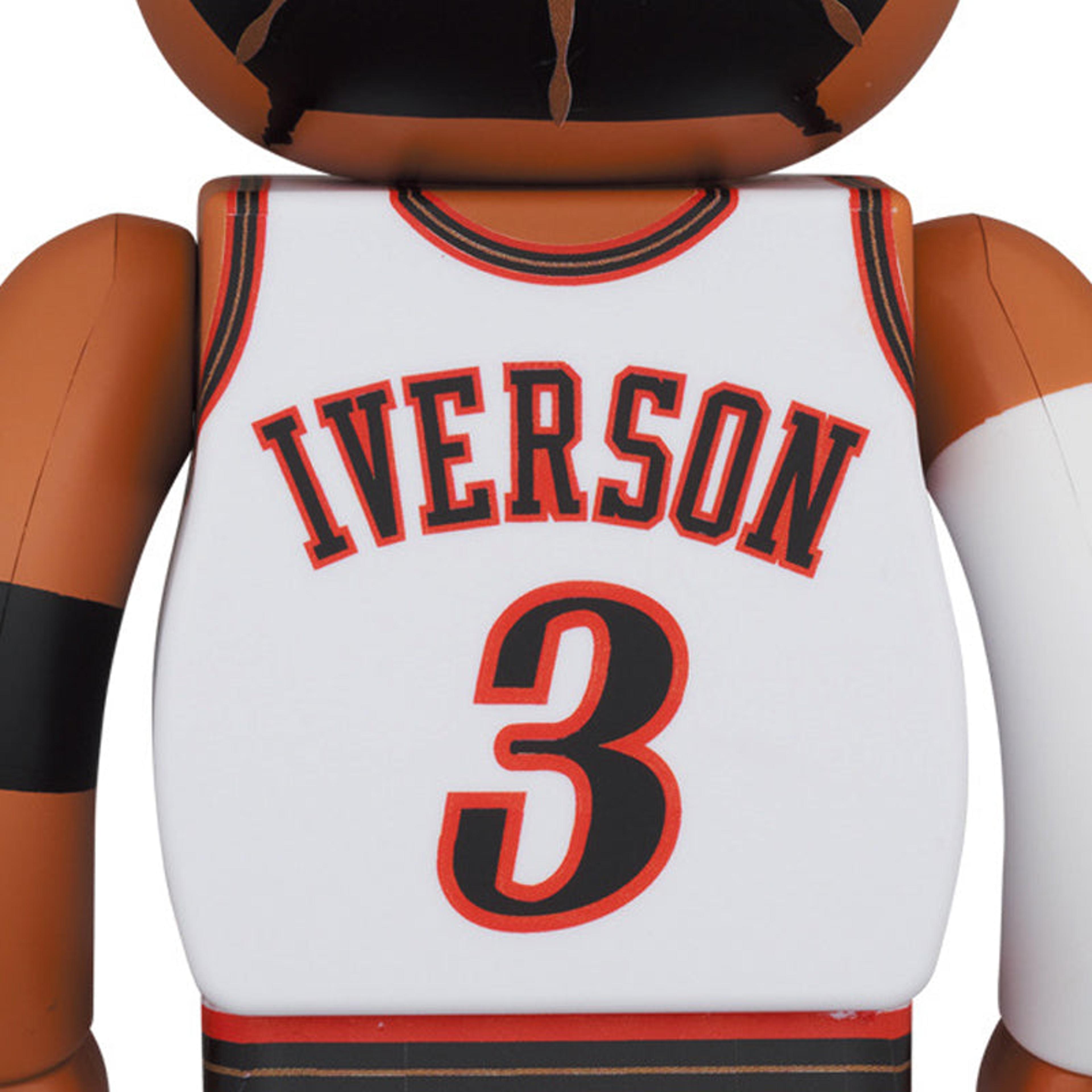 NTWRK - BE@RBRICK Allen Iverson (Philadelphia 76ers) 100% & 400％ Set