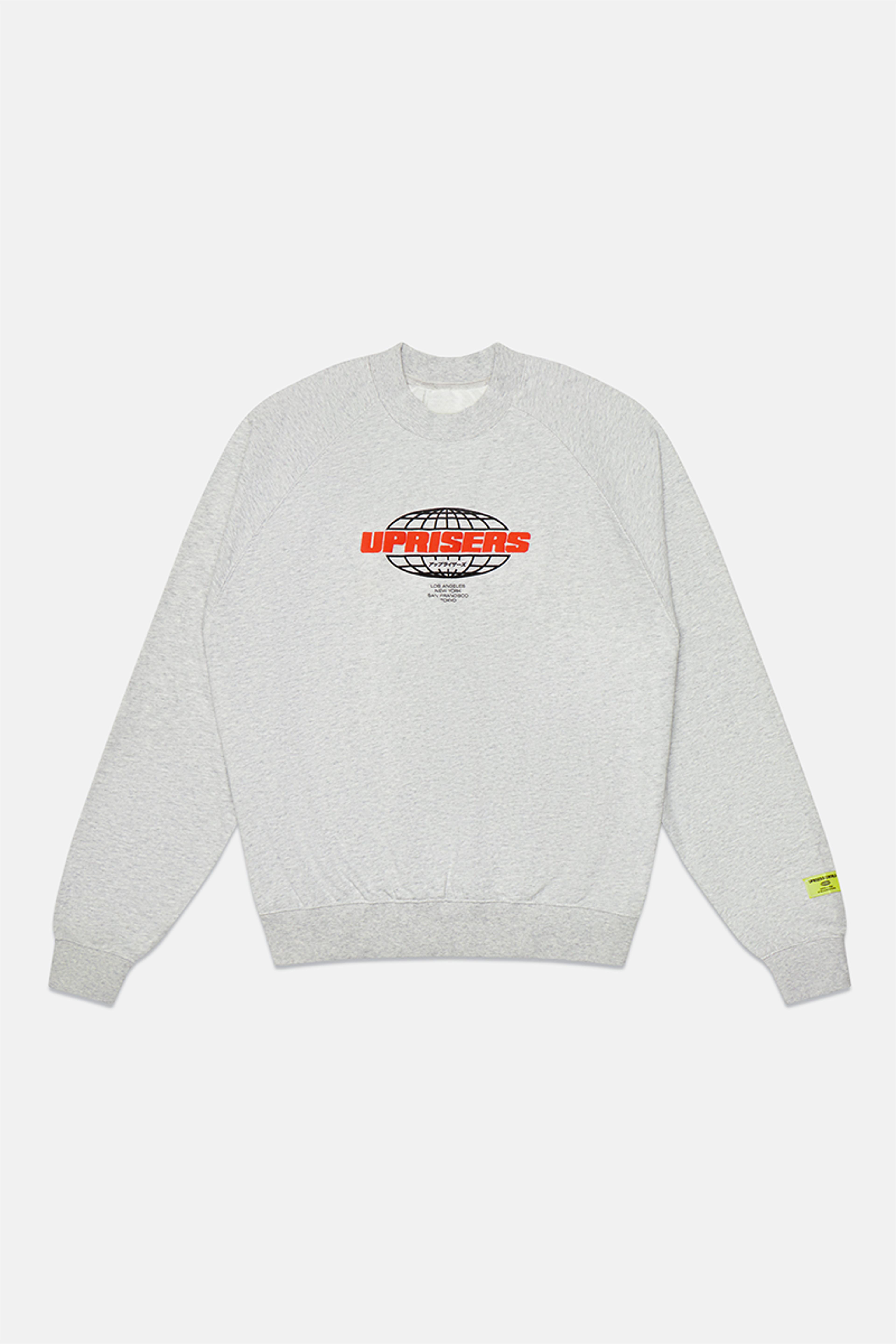 Uprisers.World Original Grey Crewneck Sweatshirt