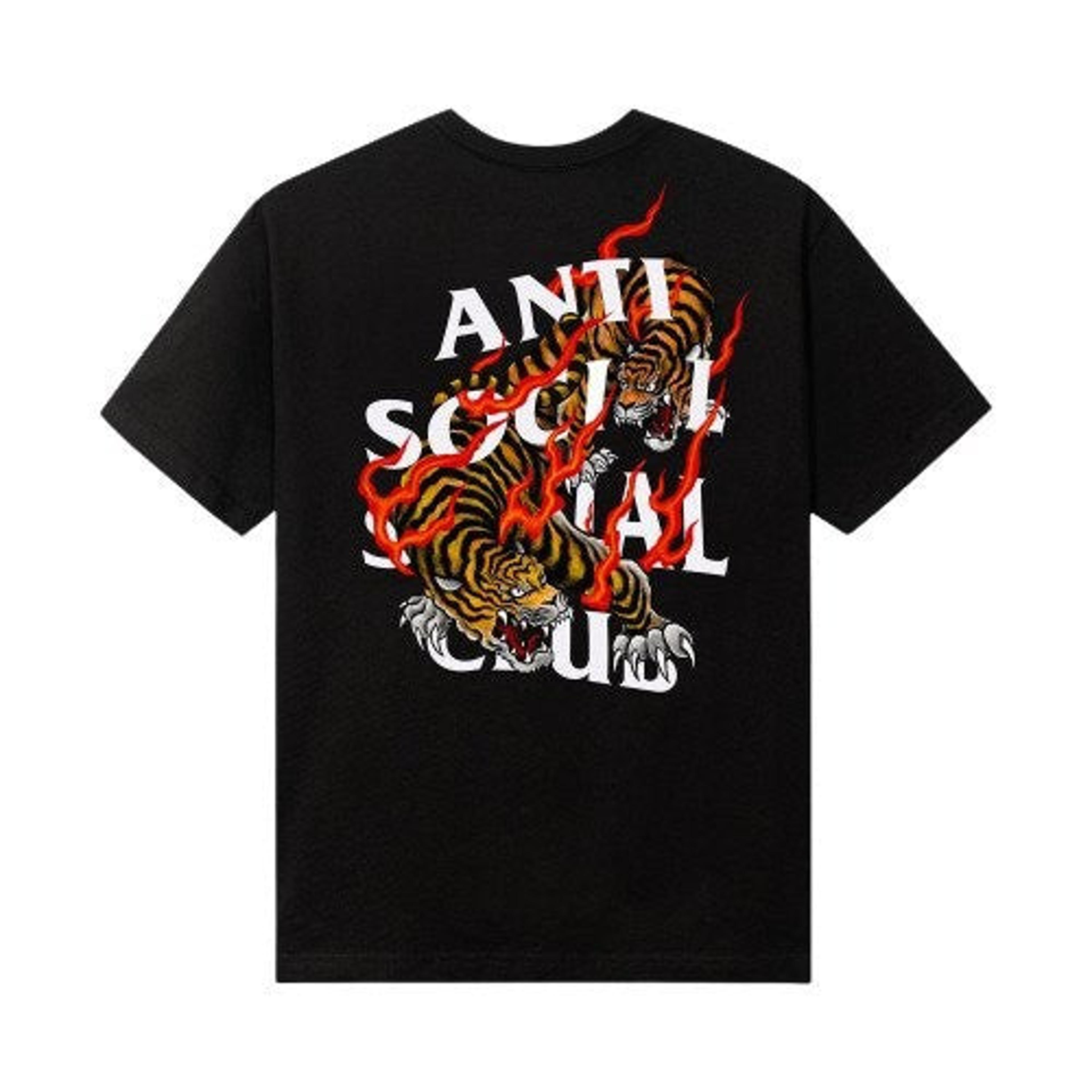 Anti Social Social Club Tiger Blood Tee Black