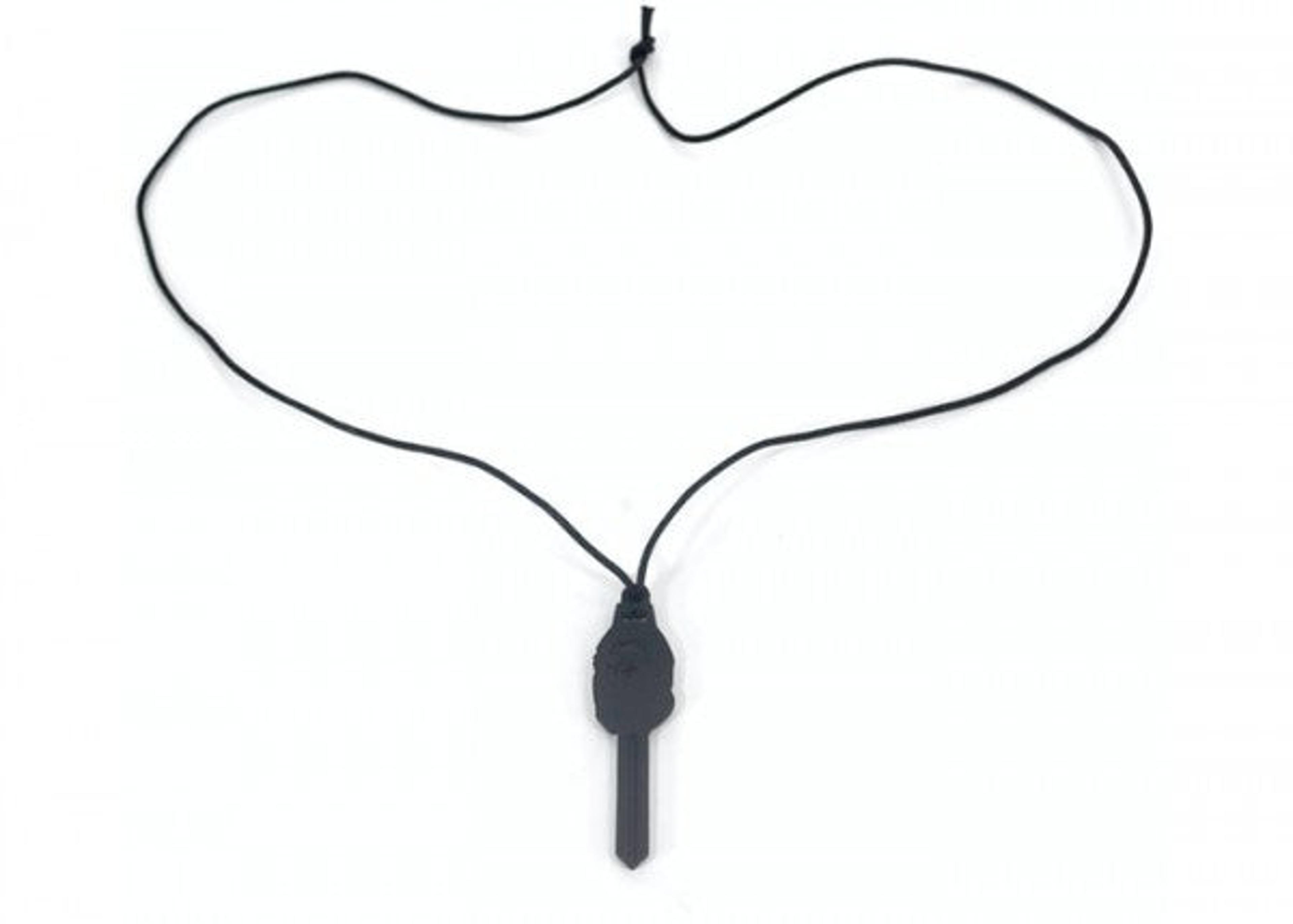 Bape Apehead Key Necklace Black