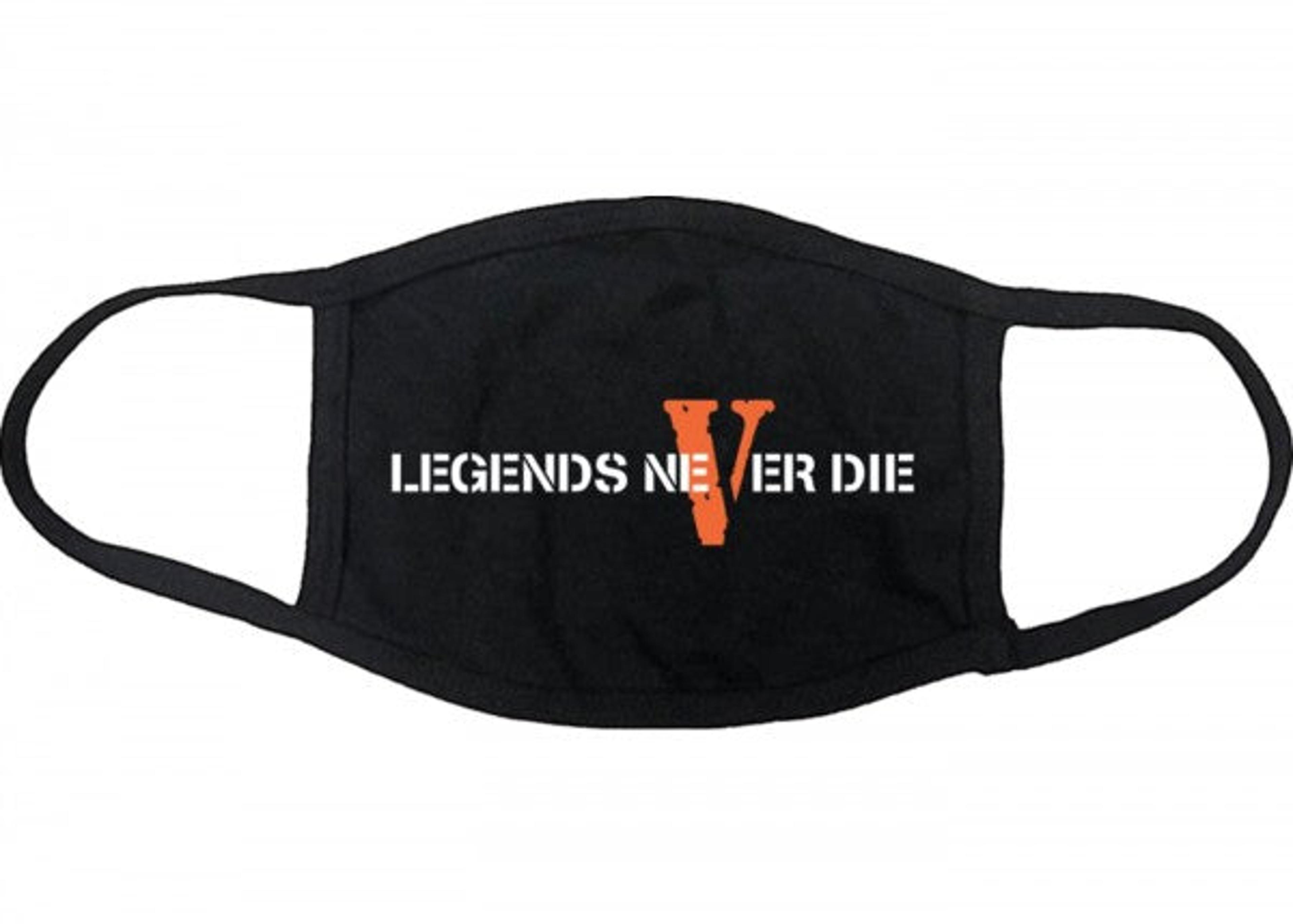 Juice Wrld X Vlone Legends Never Die Facemask Black