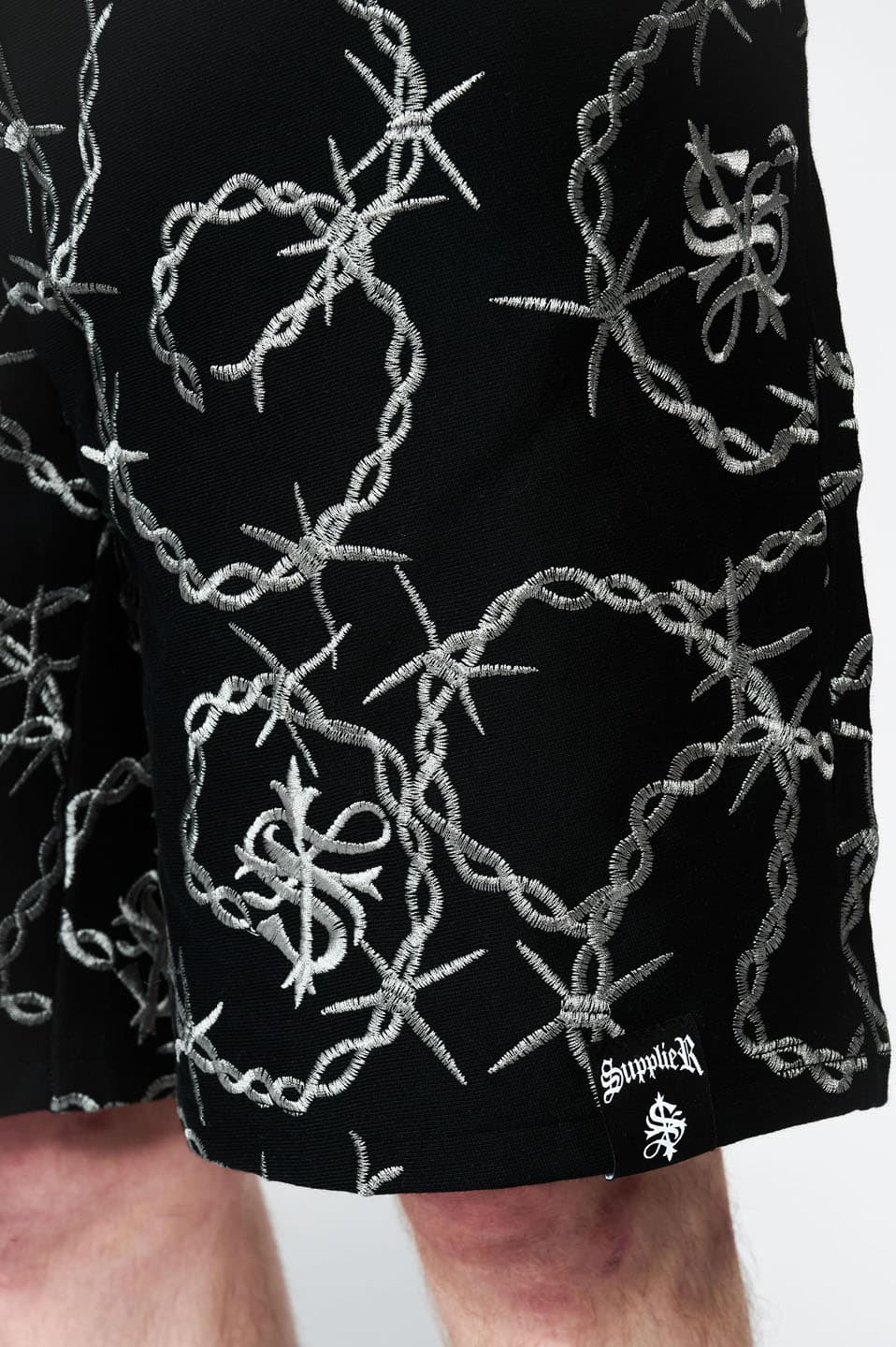 Alternate View 15 of Cross Chain Embroidery Shorts