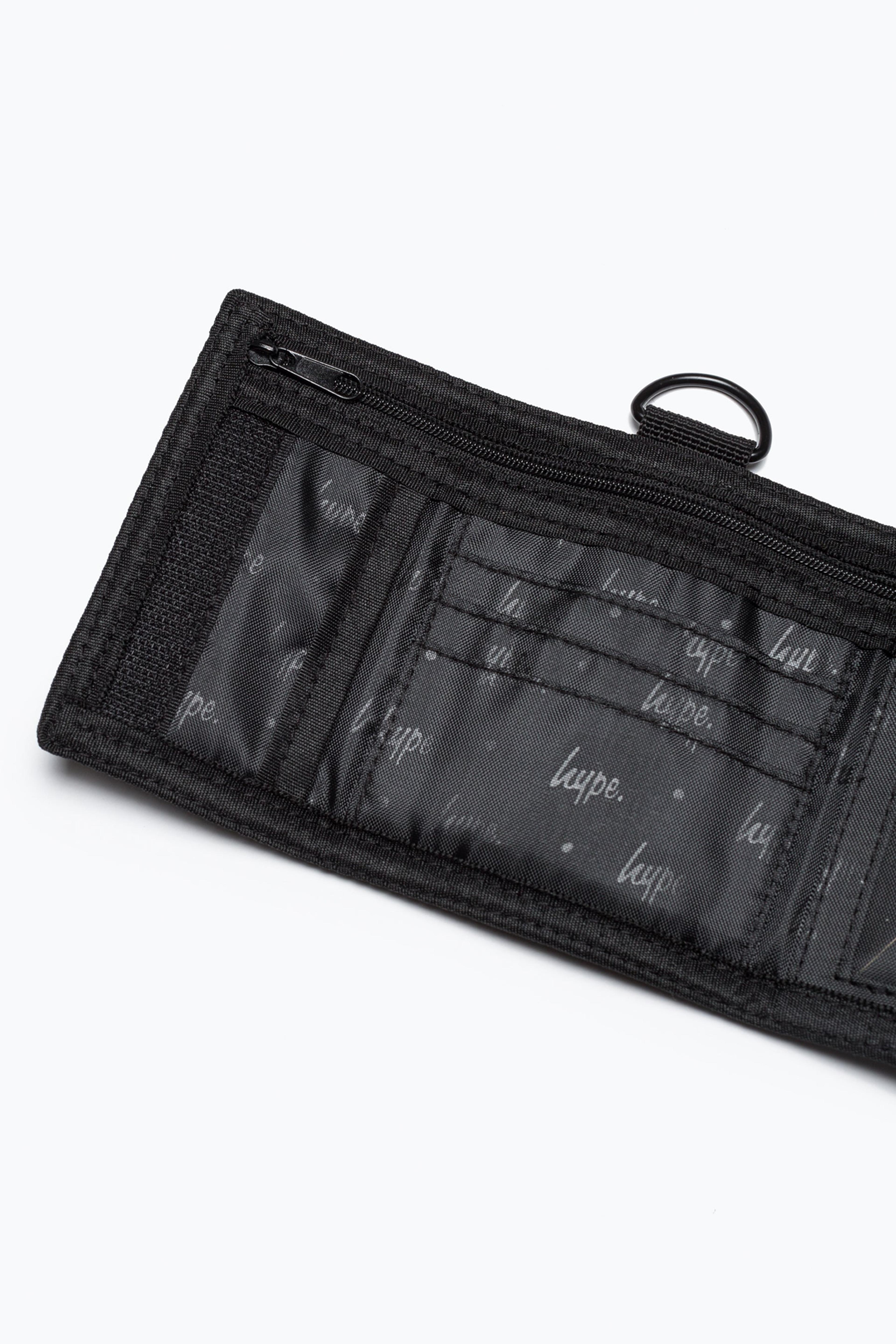 Alternate View 3 of HYPE UNISEX BLACK SMOKEY STORM OUTLINE CREST WALLET