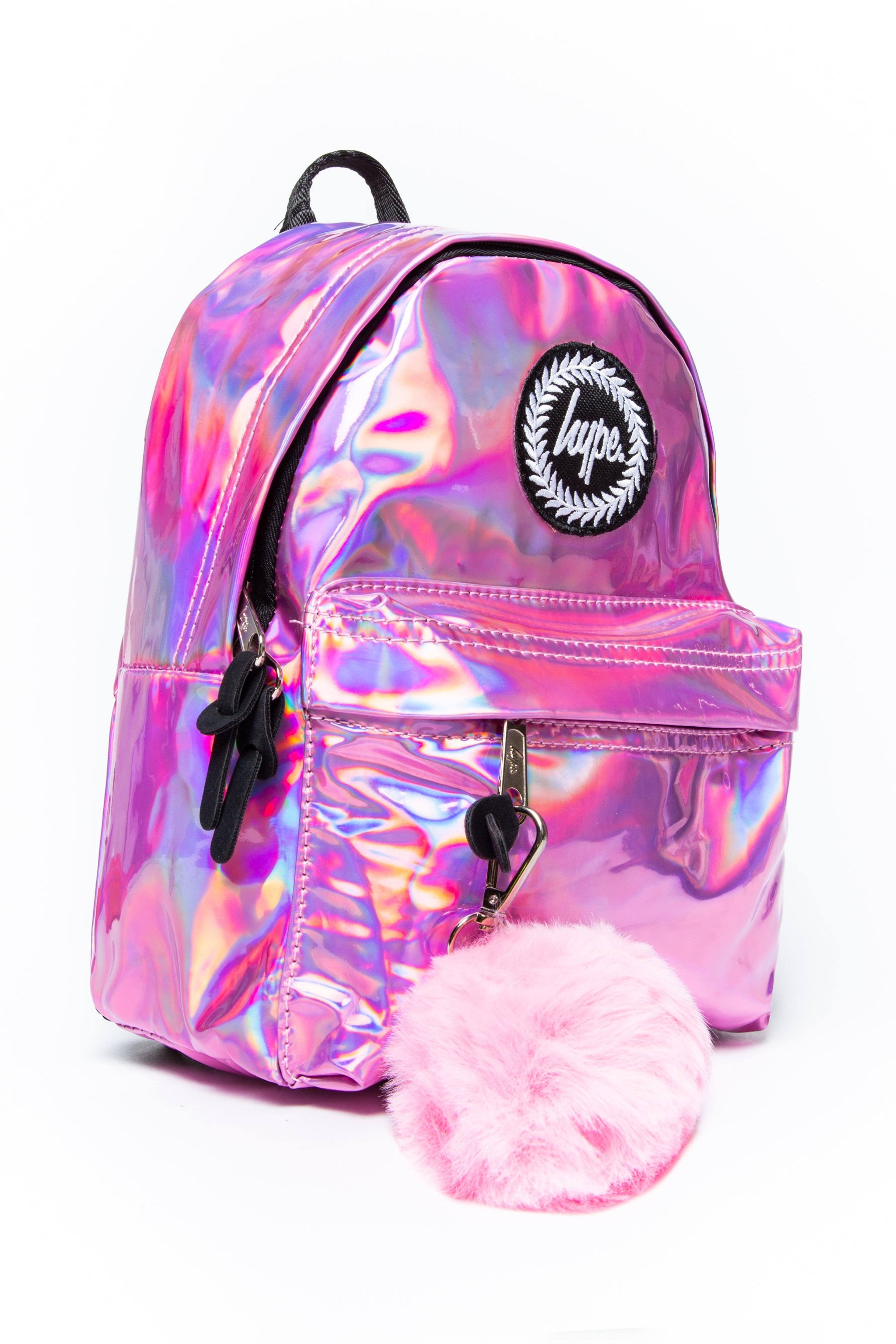 Alternate View 1 of HYPE PINK HOLOGRAPHIC MINI BACKPACK