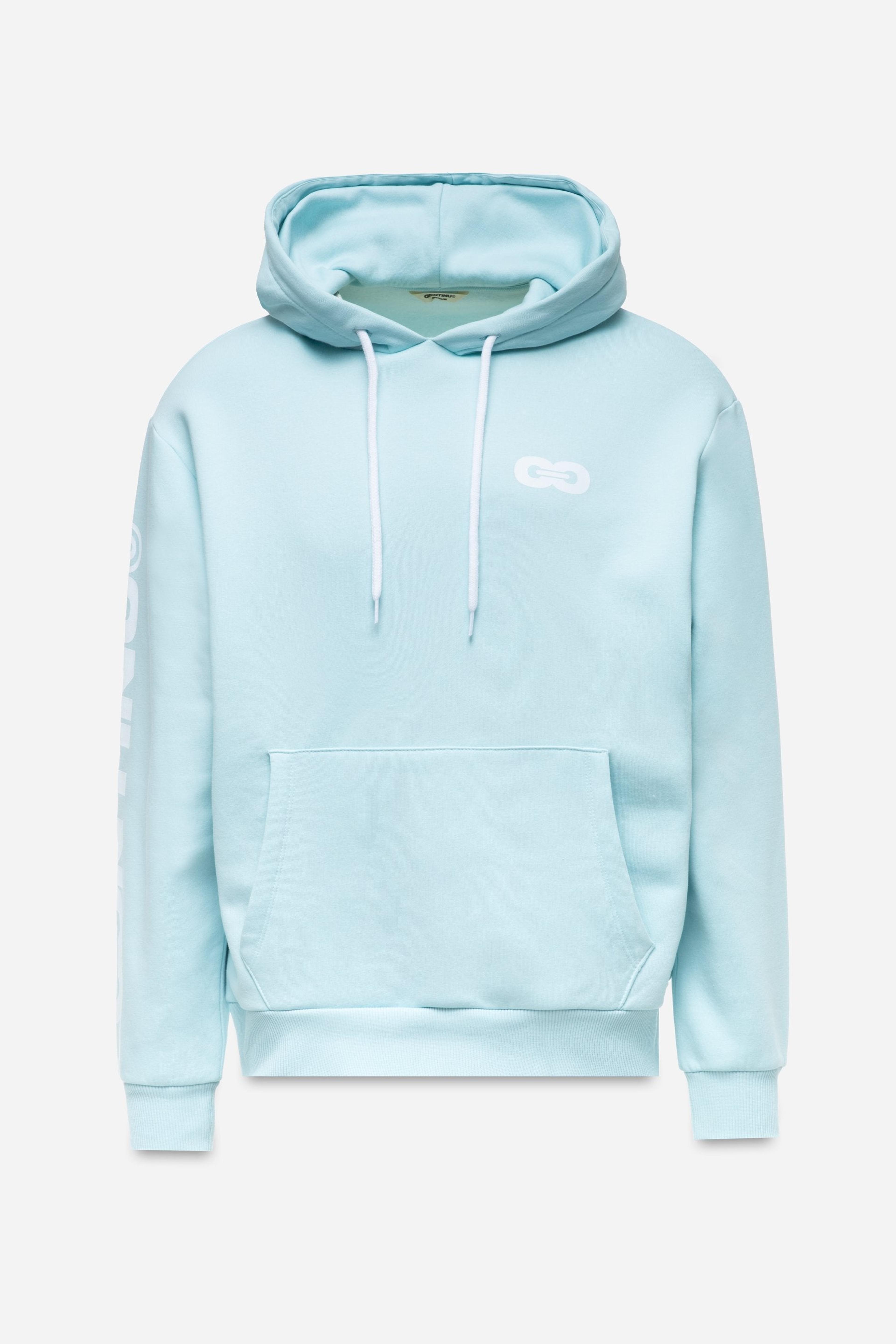 Alternate View 6 of CONTINU8 PALE BLUE OVERSIZED HOODIE