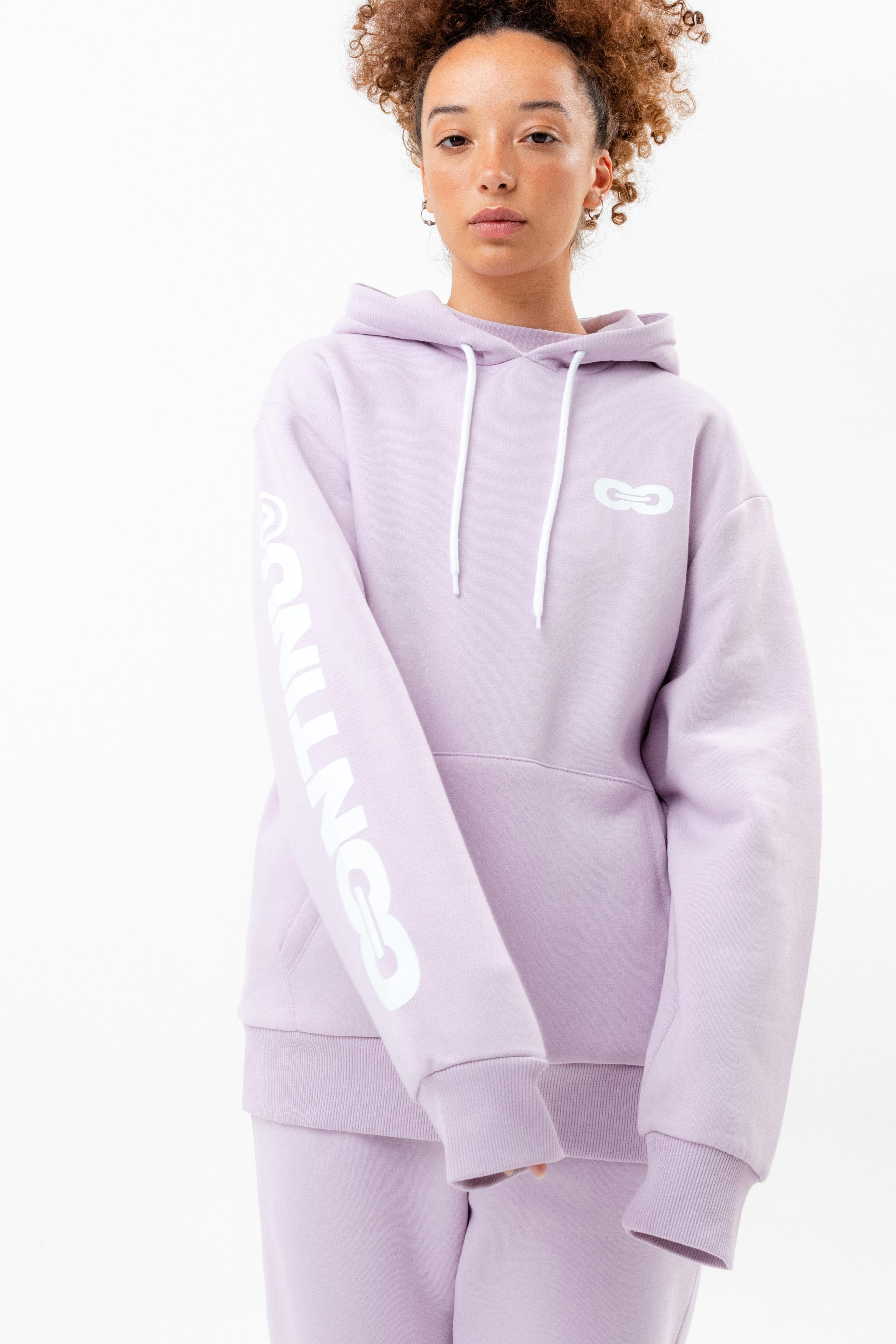 Alternate View 3 of CONTINU8 LILAC OVERSIZED HOODIE