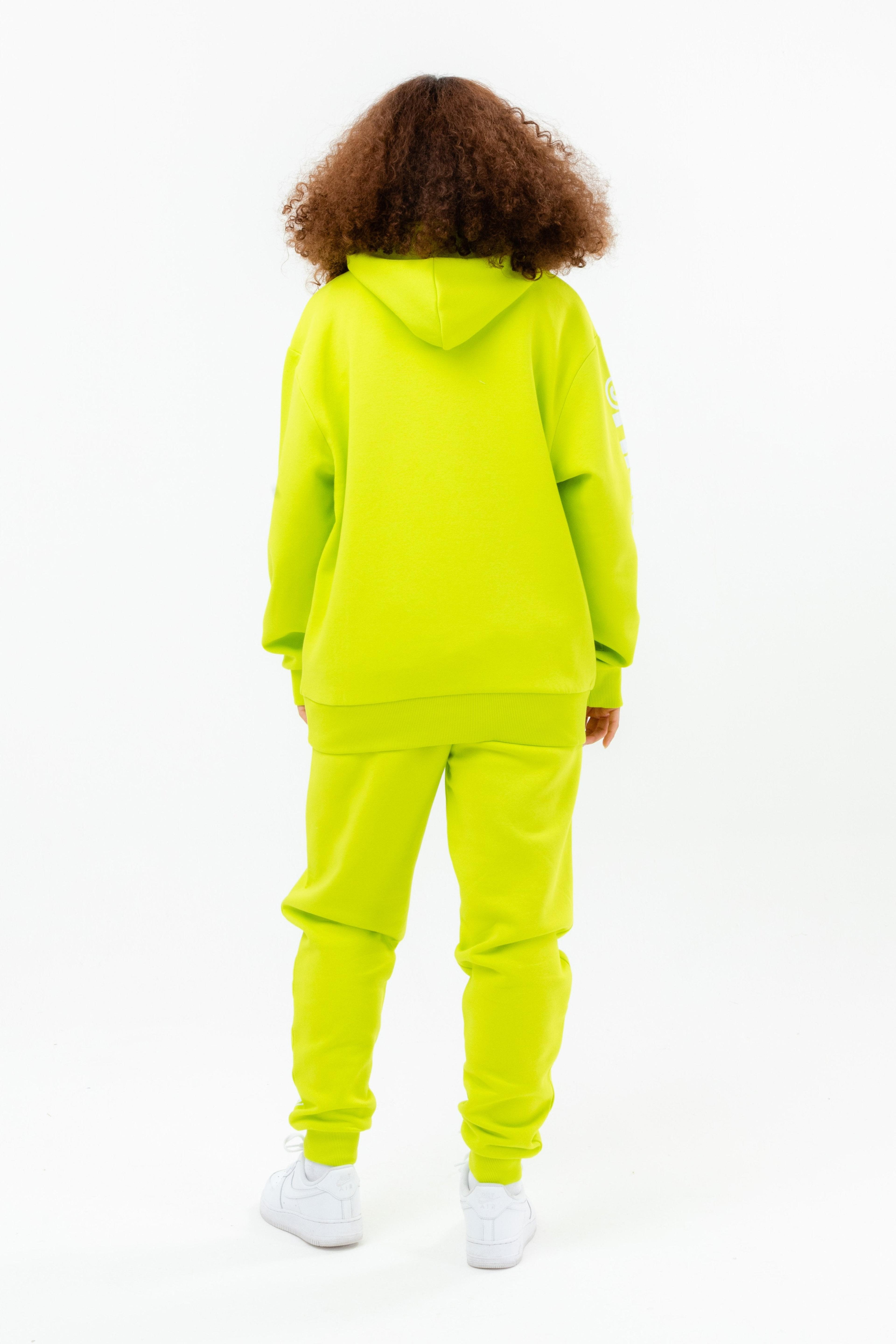 Alternate View 6 of CONTINU8 NEON GREEN OVERSIZED HOODIE