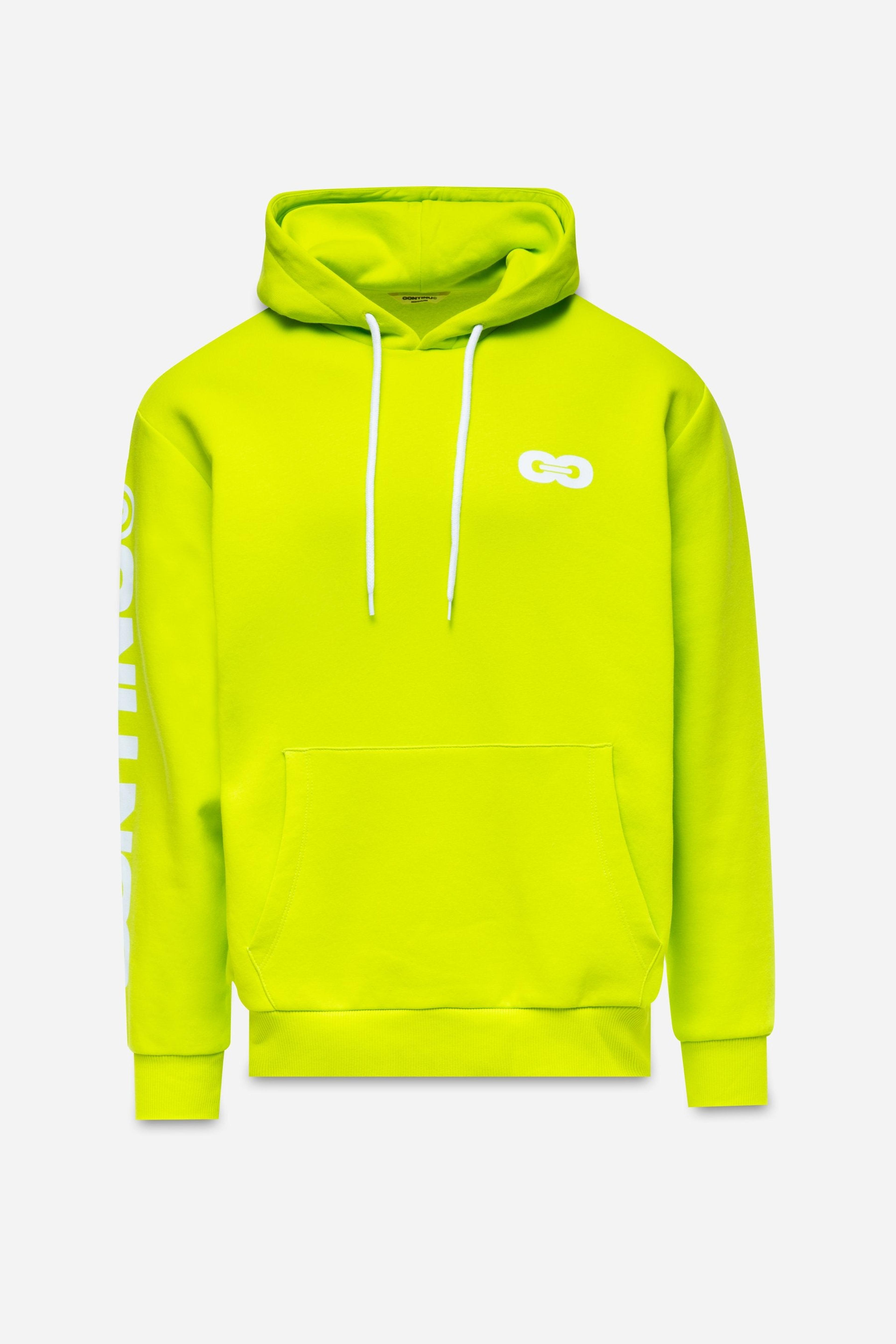 Alternate View 9 of CONTINU8 NEON GREEN OVERSIZED HOODIE