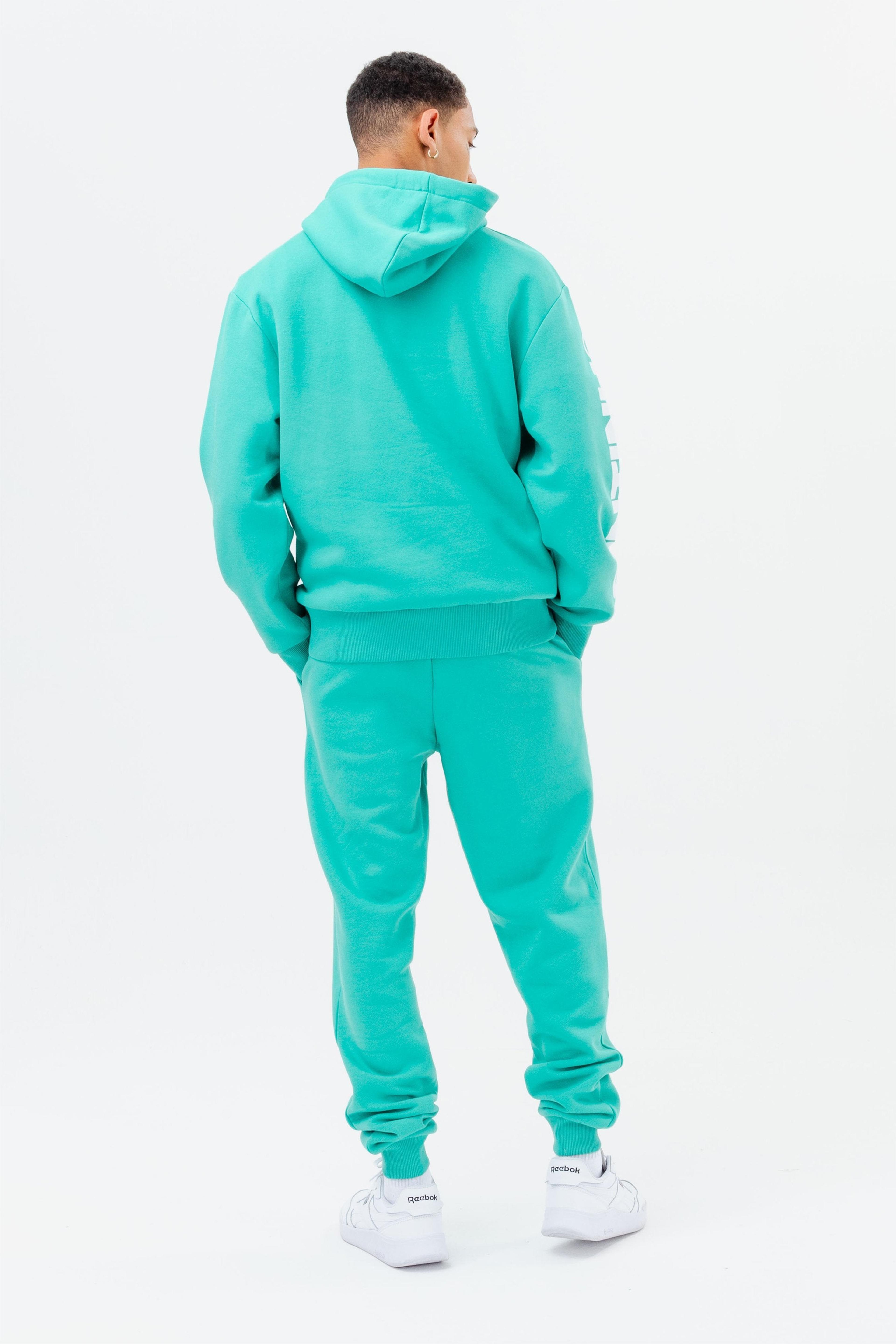 Alternate View 4 of CONTINU8 TURQUOISE OVERSIZED HOODIE