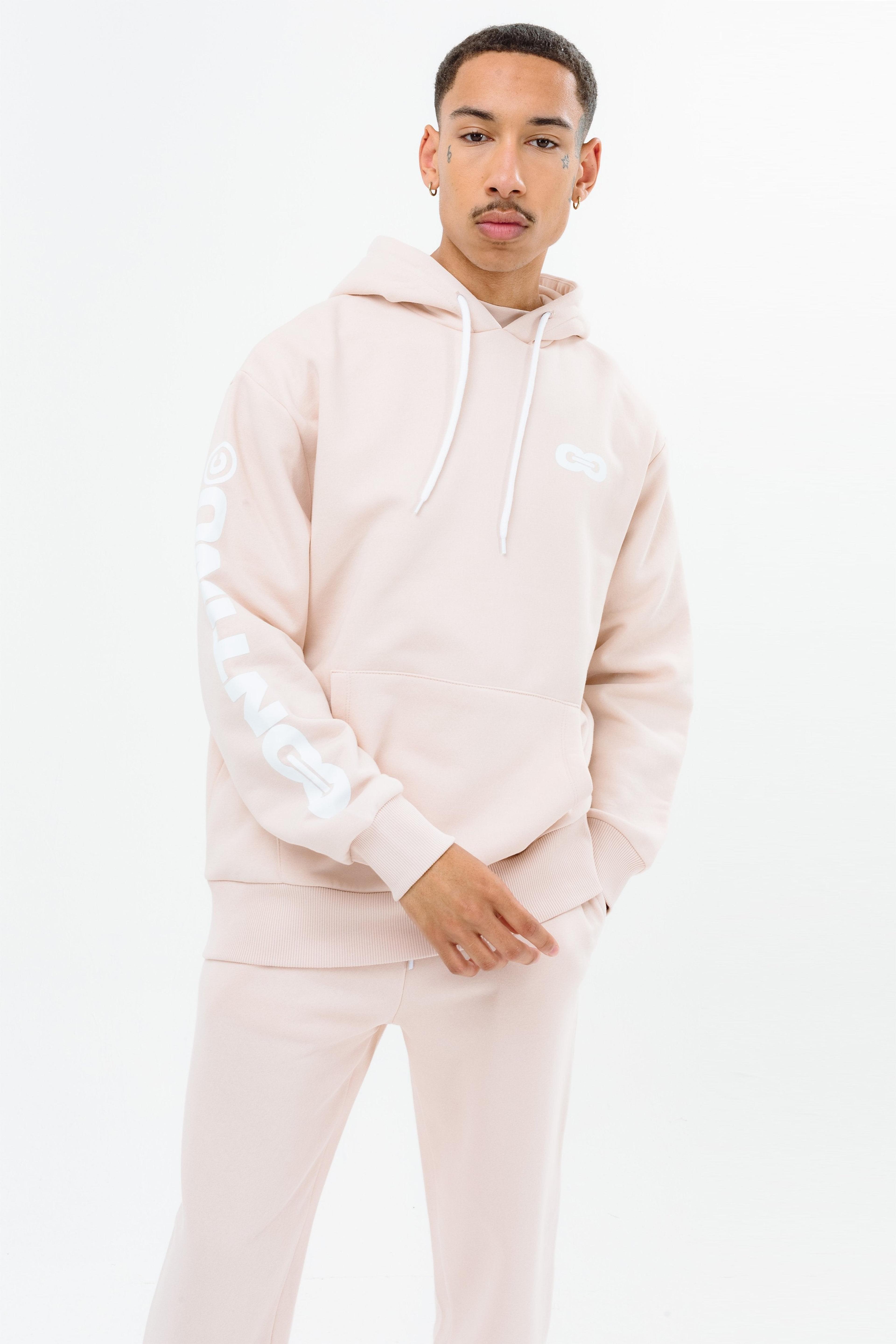 Alternate View 3 of CONTINU8 LIGHT PINK OVERSIZED HOODIE