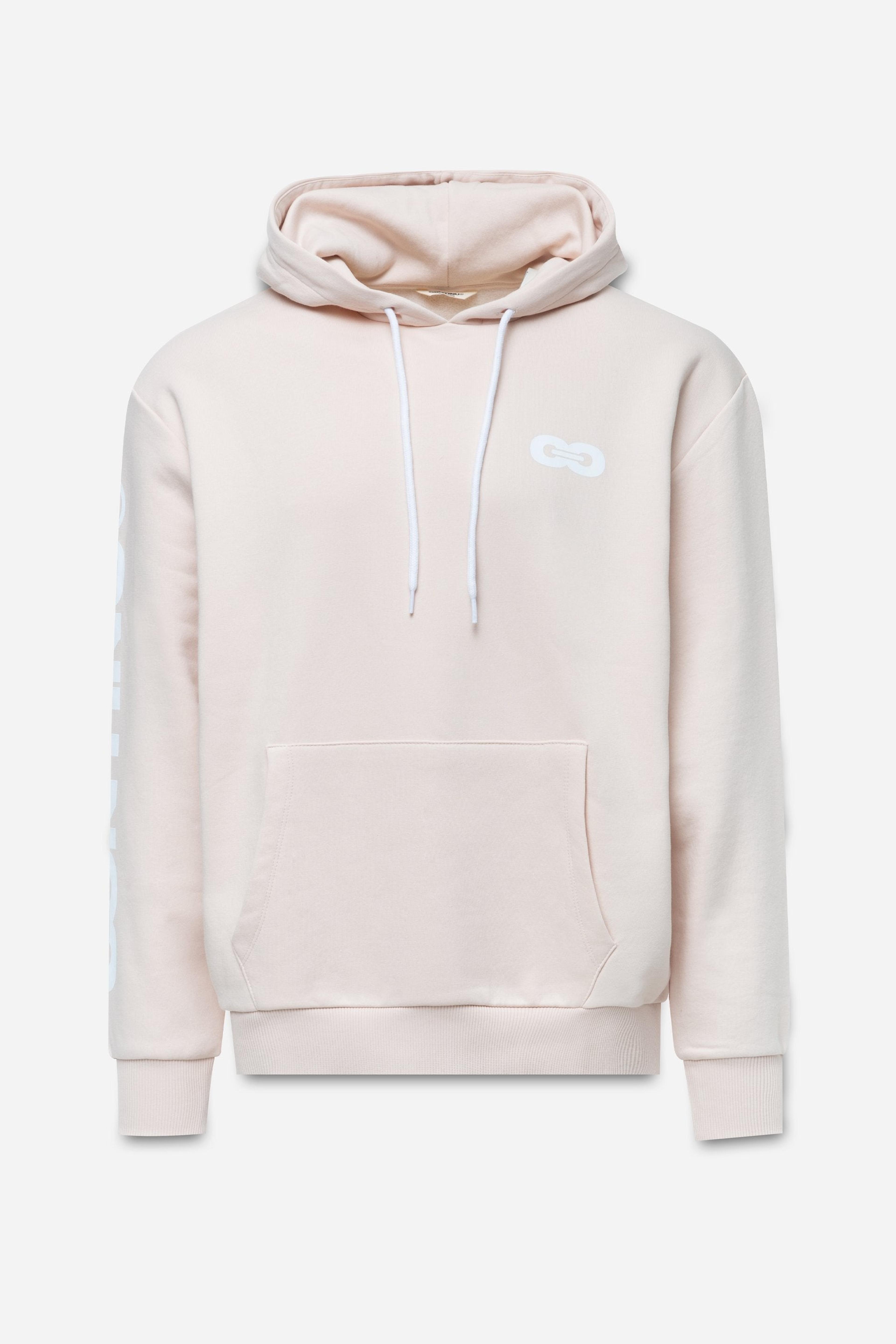 Alternate View 7 of CONTINU8 LIGHT PINK OVERSIZED HOODIE