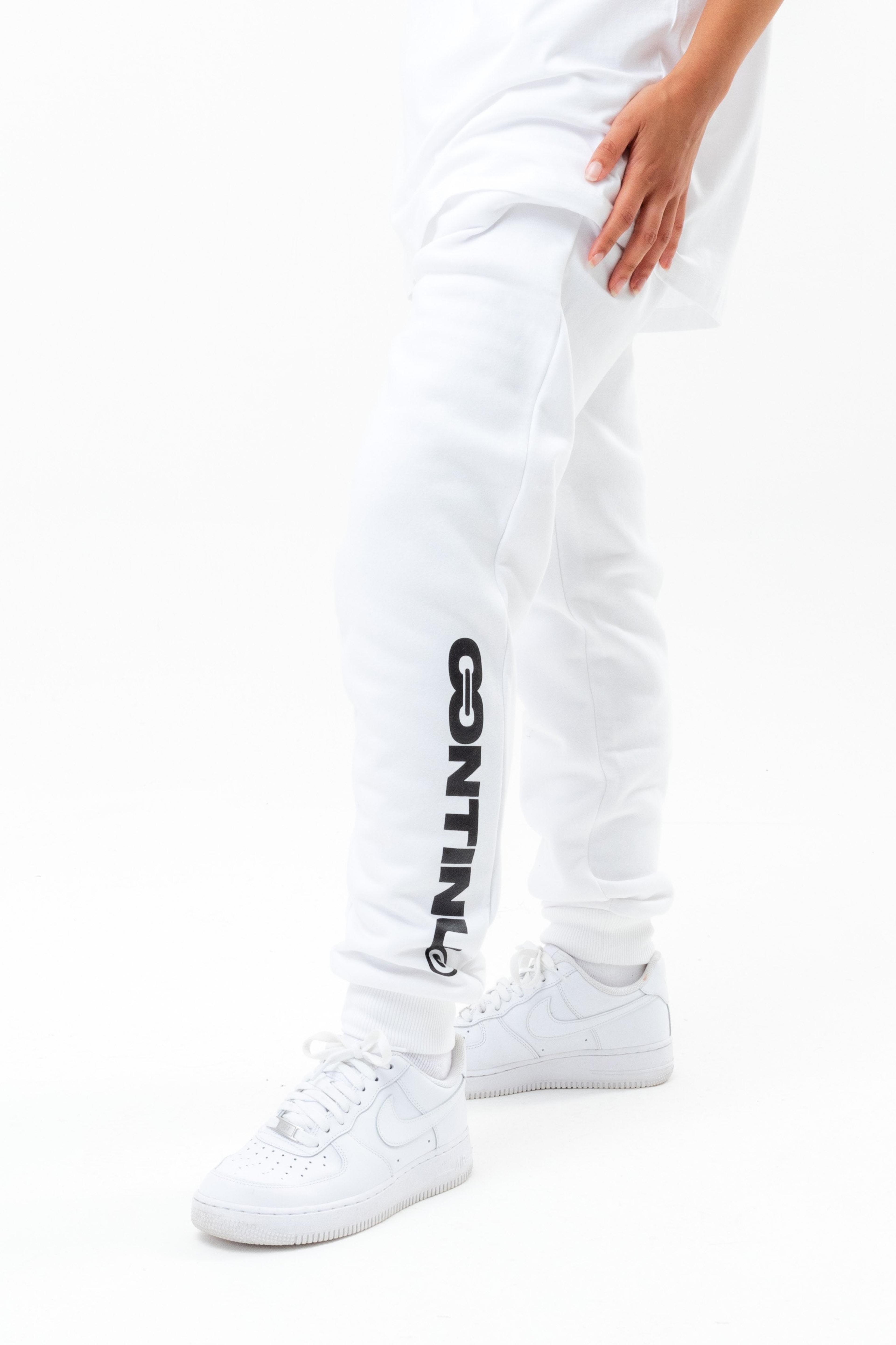 Alternate View 2 of CONTINU8 WHITE JOGGERS