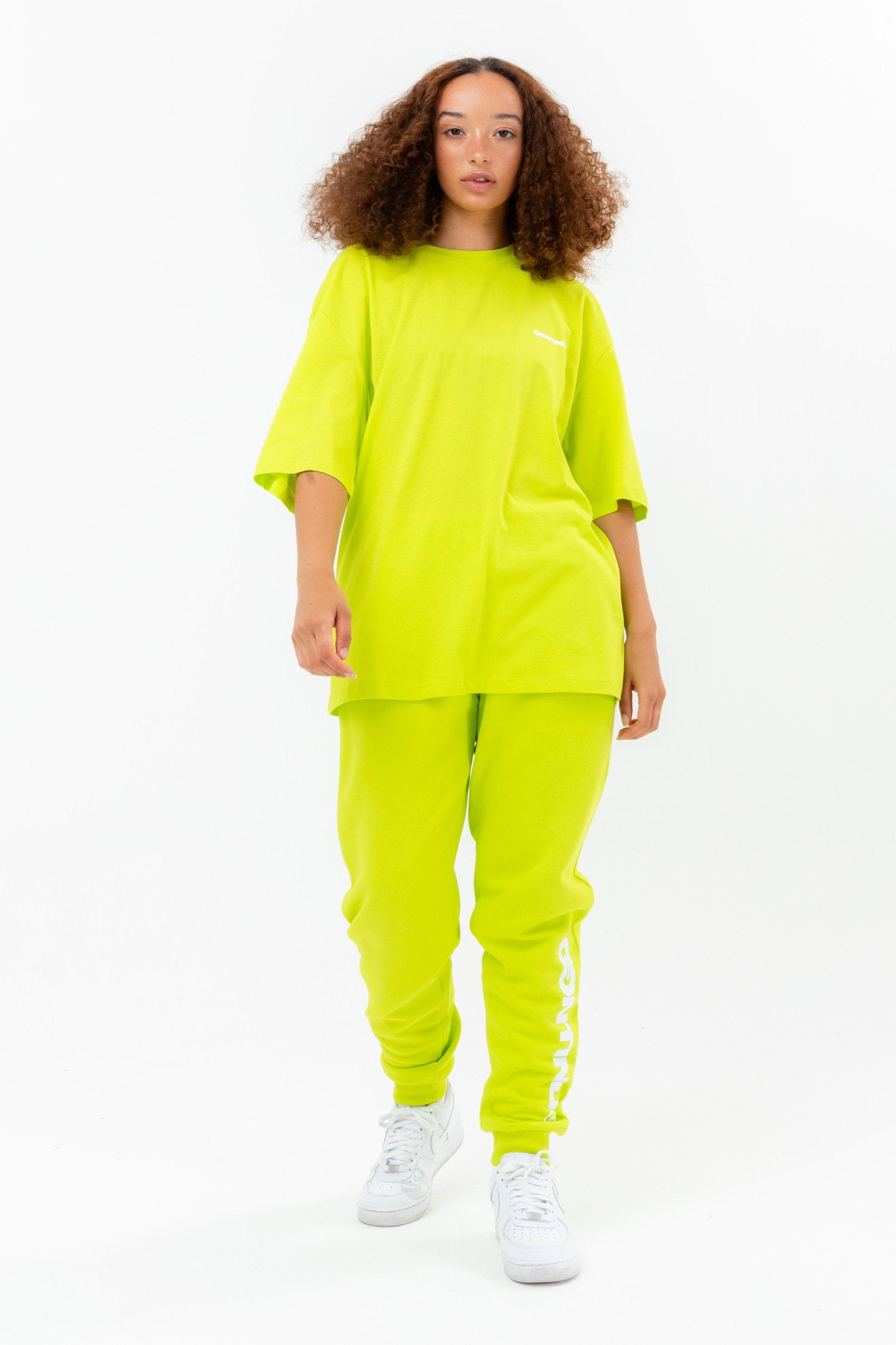 Alternate View 7 of CONTINU8 NEON GREEN OVERSIZED T-SHIRT