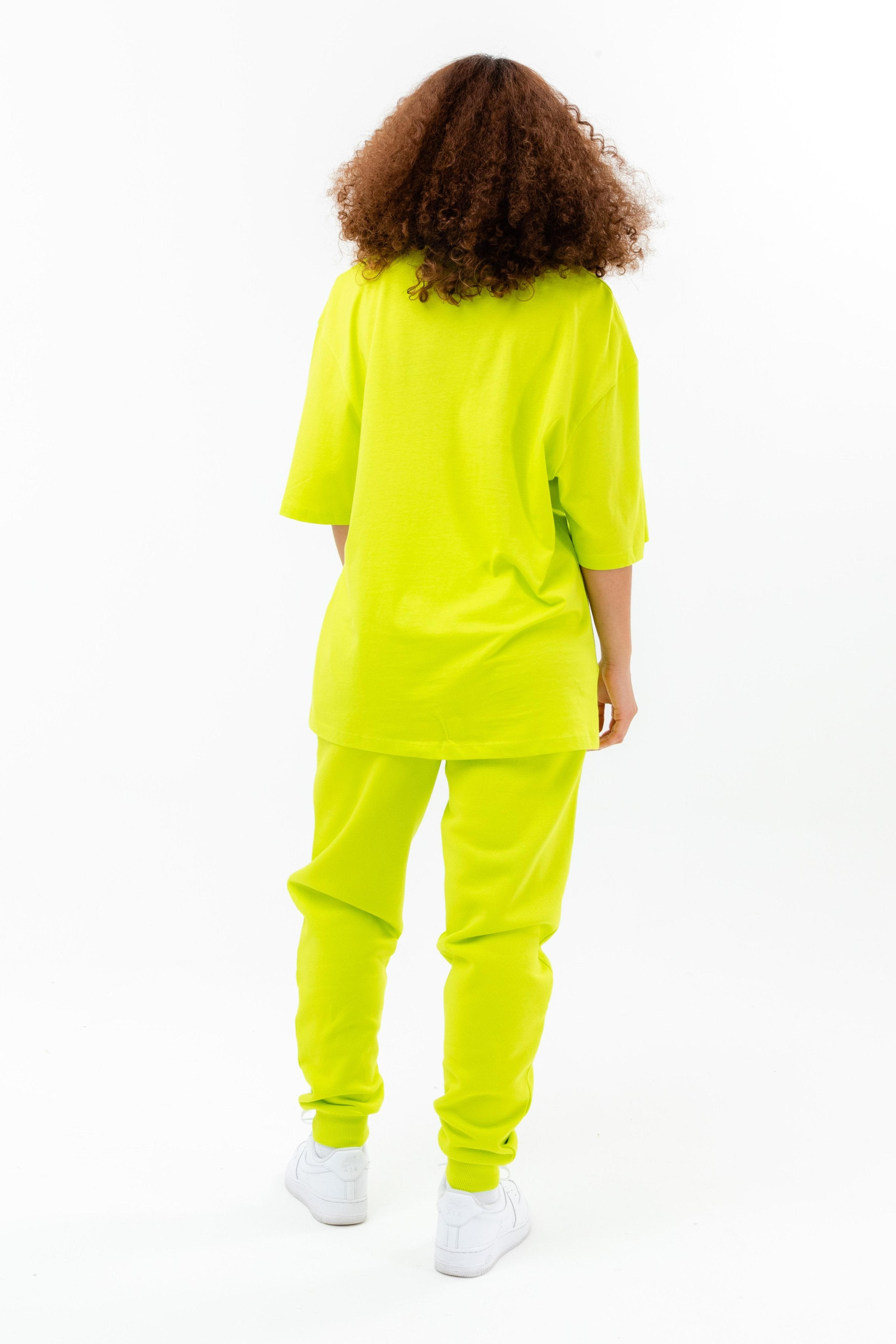 Alternate View 8 of CONTINU8 NEON GREEN OVERSIZED T-SHIRT
