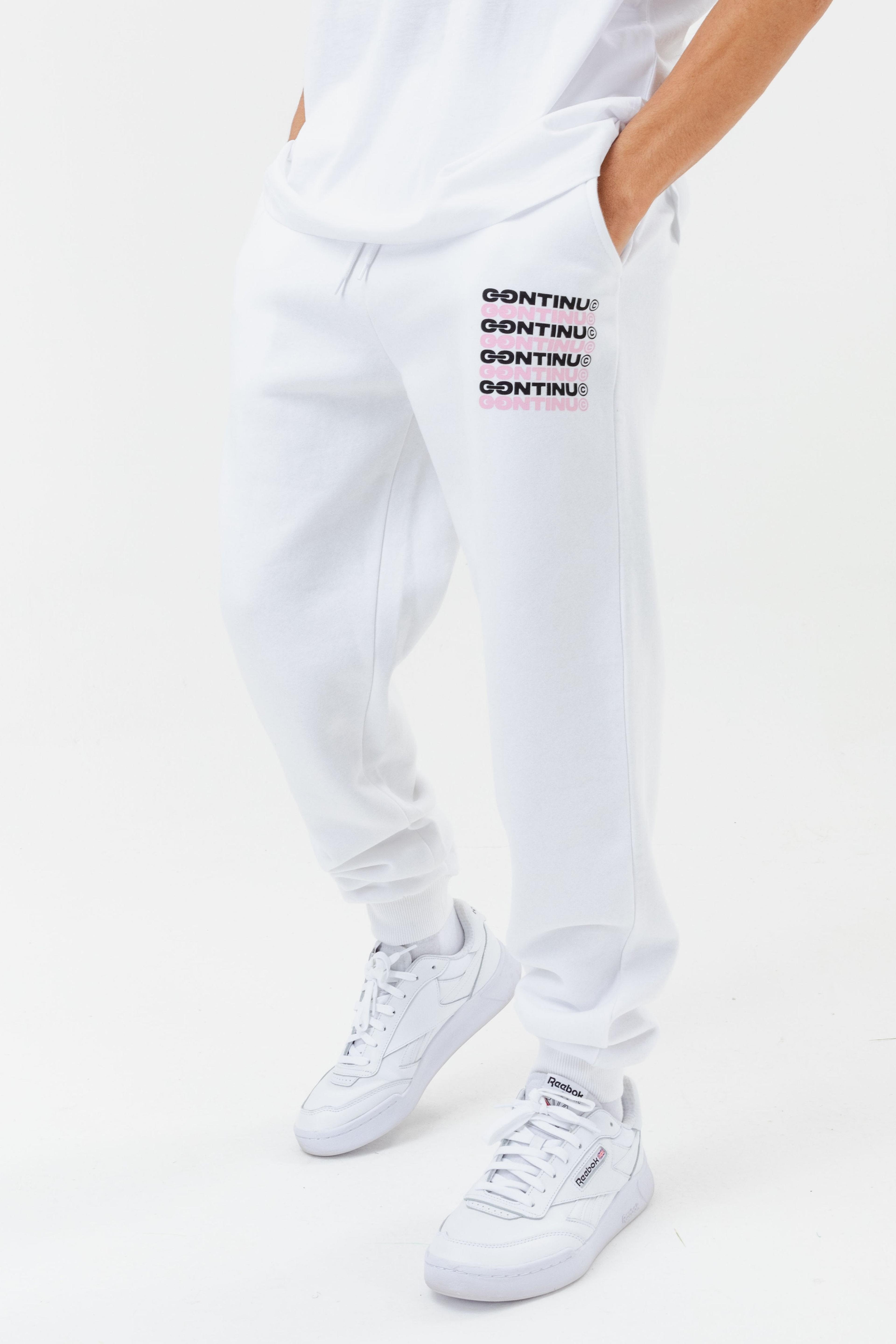 Alternate View 1 of CONTINU8 ADULT WHITE JOGGERS