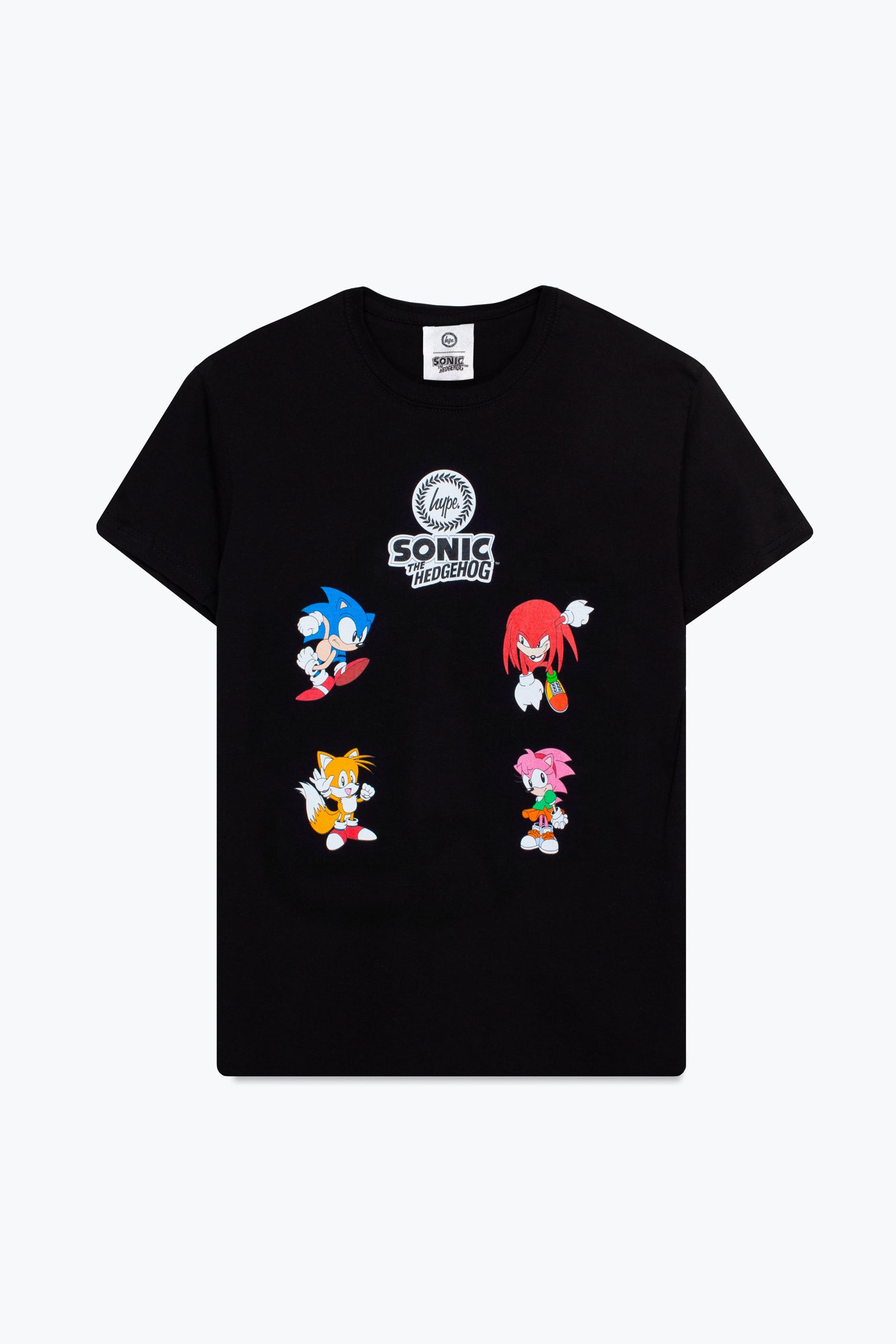 Alternate View 6 of HYPE X SONIC KIDS BLACK CHARACTERS T-SHIRT
