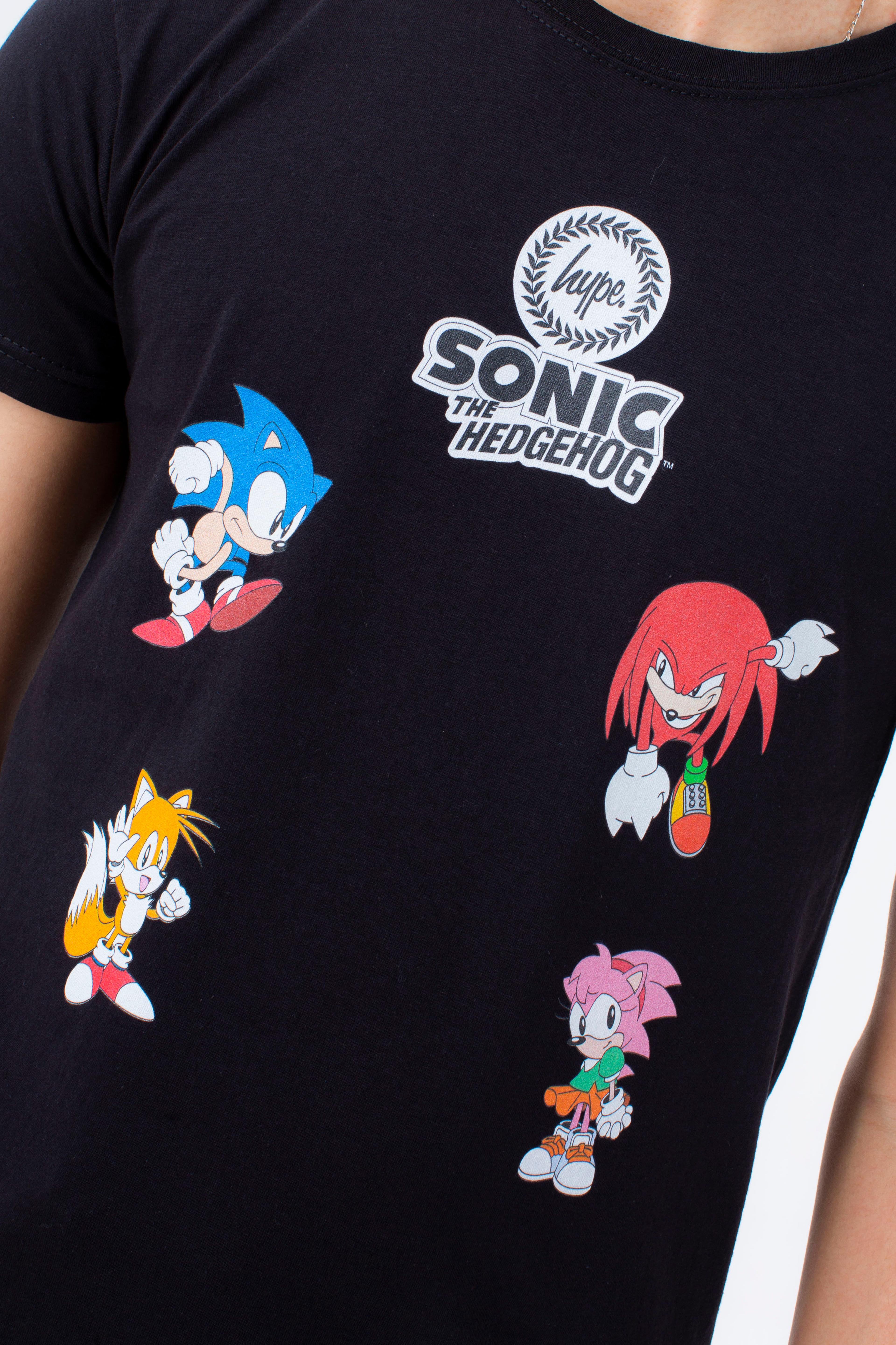 Alternate View 4 of HYPE X SONIC KIDS BLACK CHARACTERS T-SHIRT