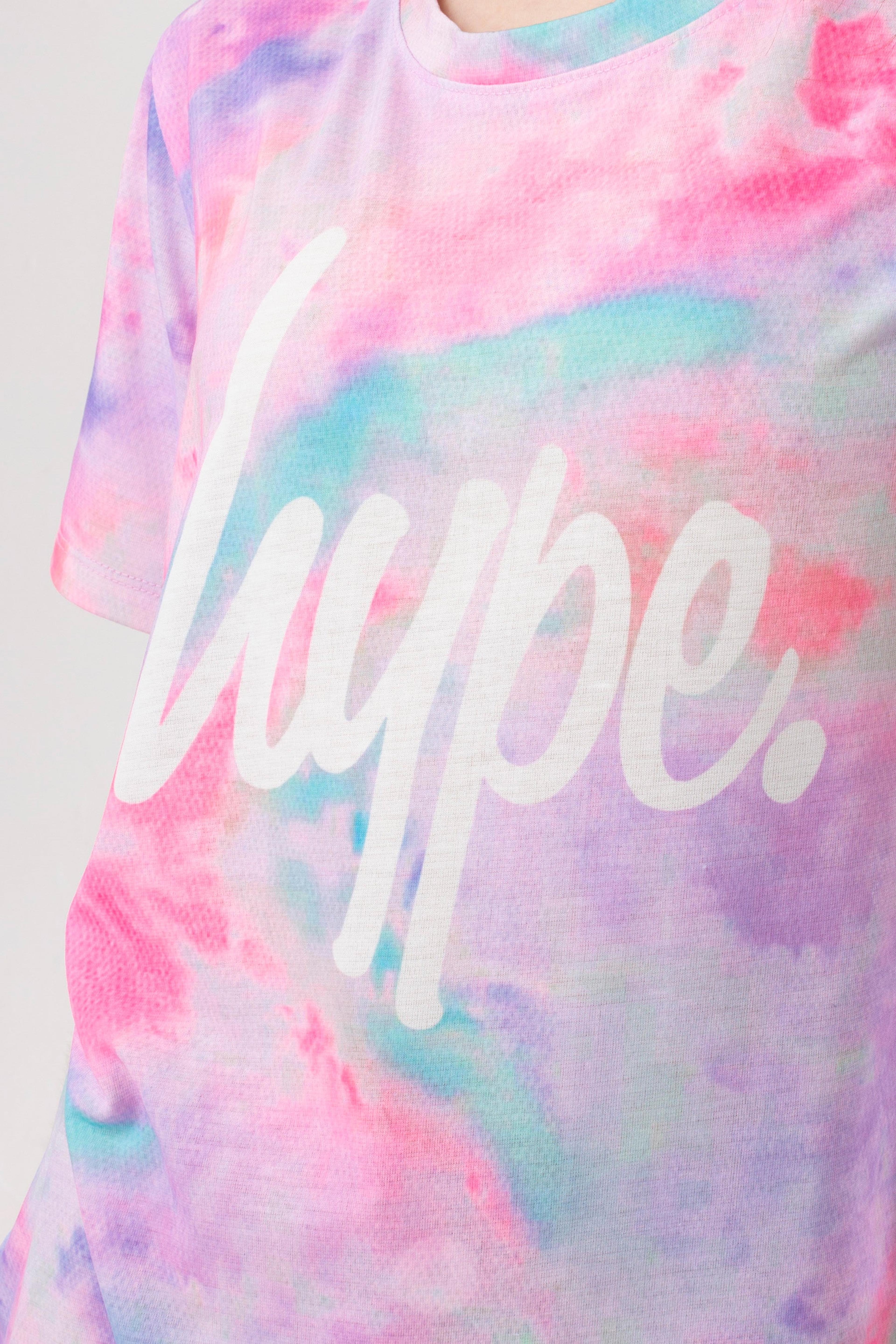 Alternate View 5 of HYPE GIRLS PINK LEOPARD MARBLE 3 PACK OF T-SHIRTS