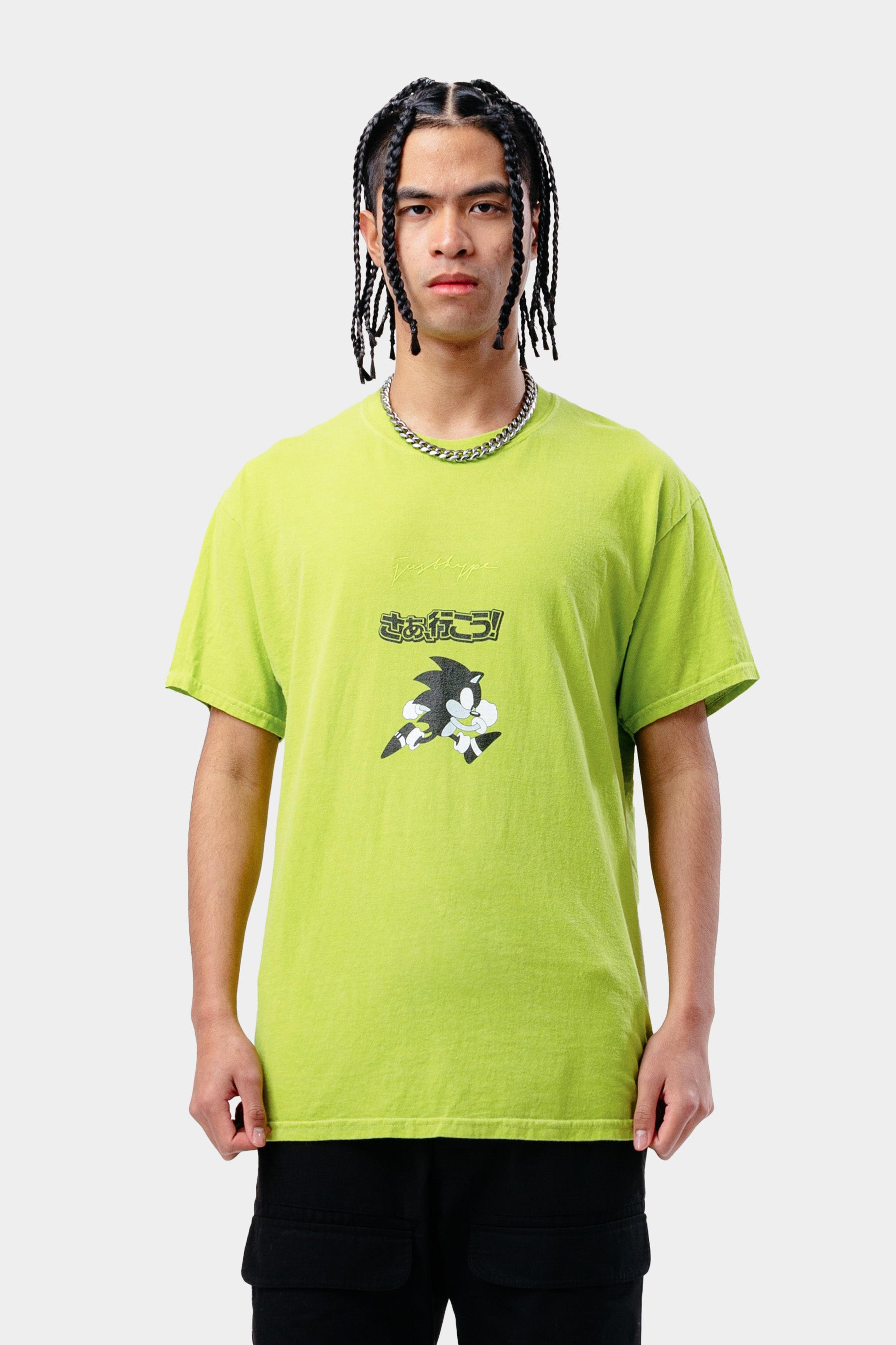 HYPE X SONIC ADULTS LIME SONIC GRAPHIC T-SHIRT