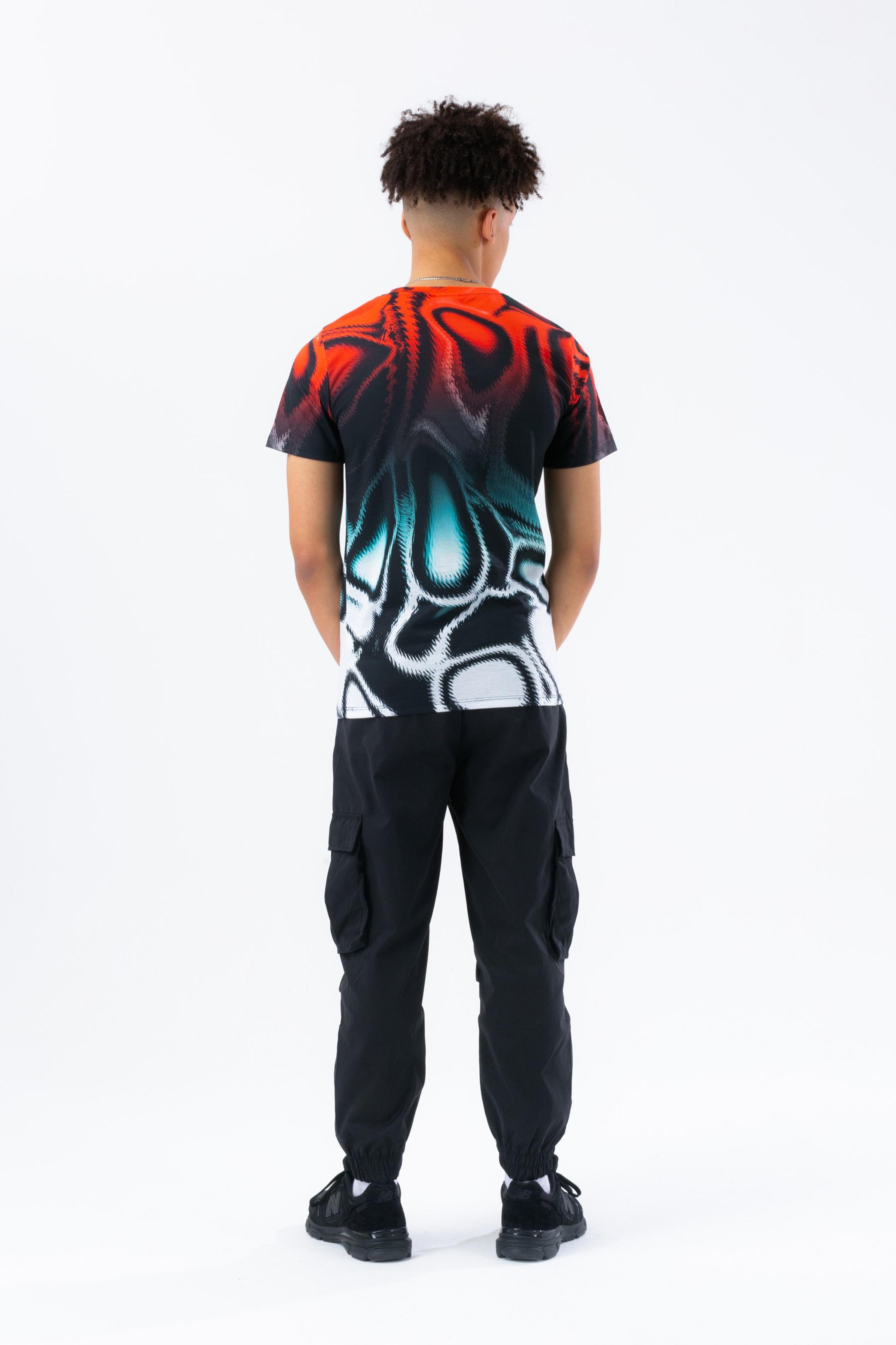 Alternate View 3 of HYPE X SONIC BOYS RED MARBLE SONIC FADE T-SHIRT