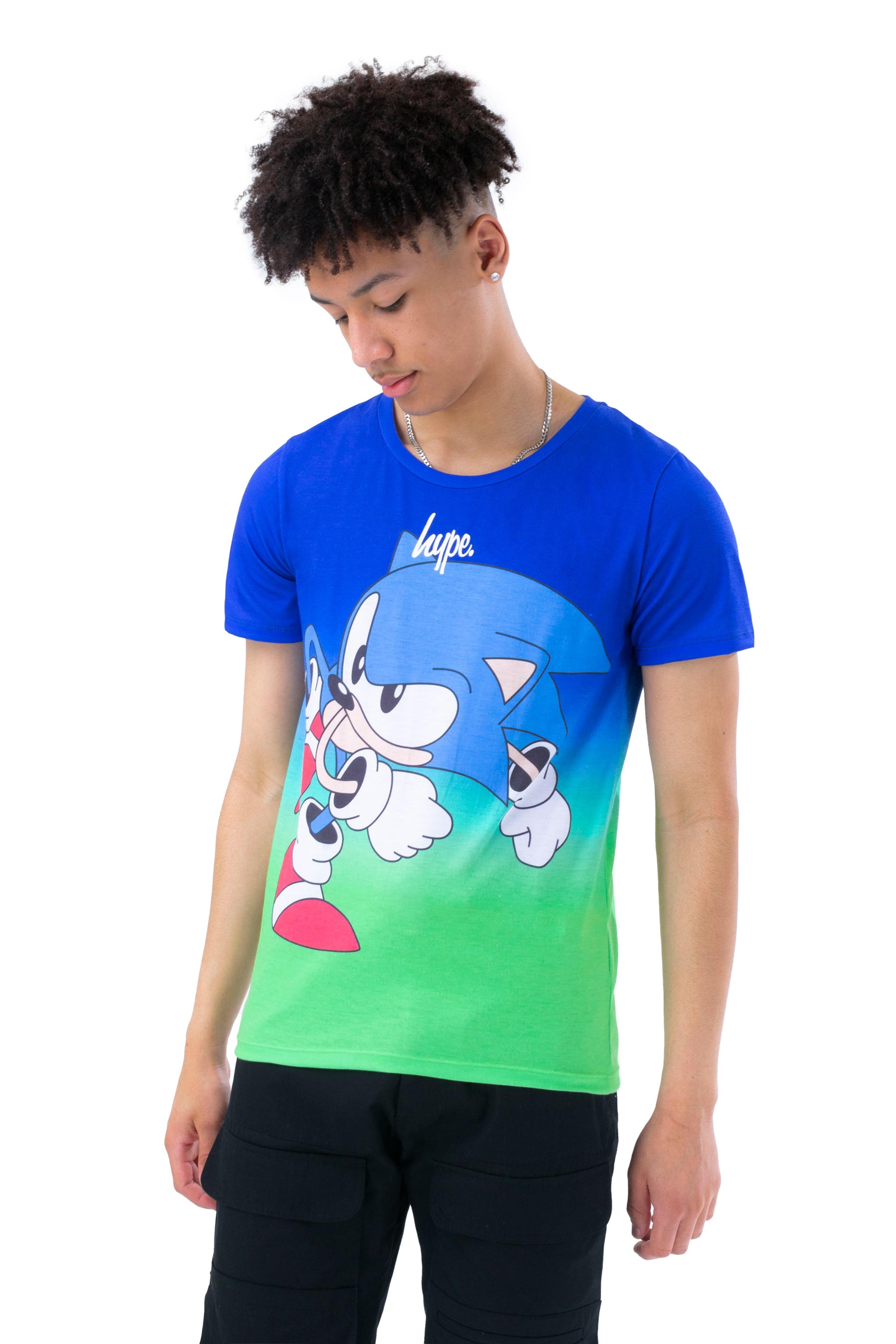 Alternate View 5 of HYPE X SONIC KIDS GREEN AND BLUE FADE SONIC T-SHIRT