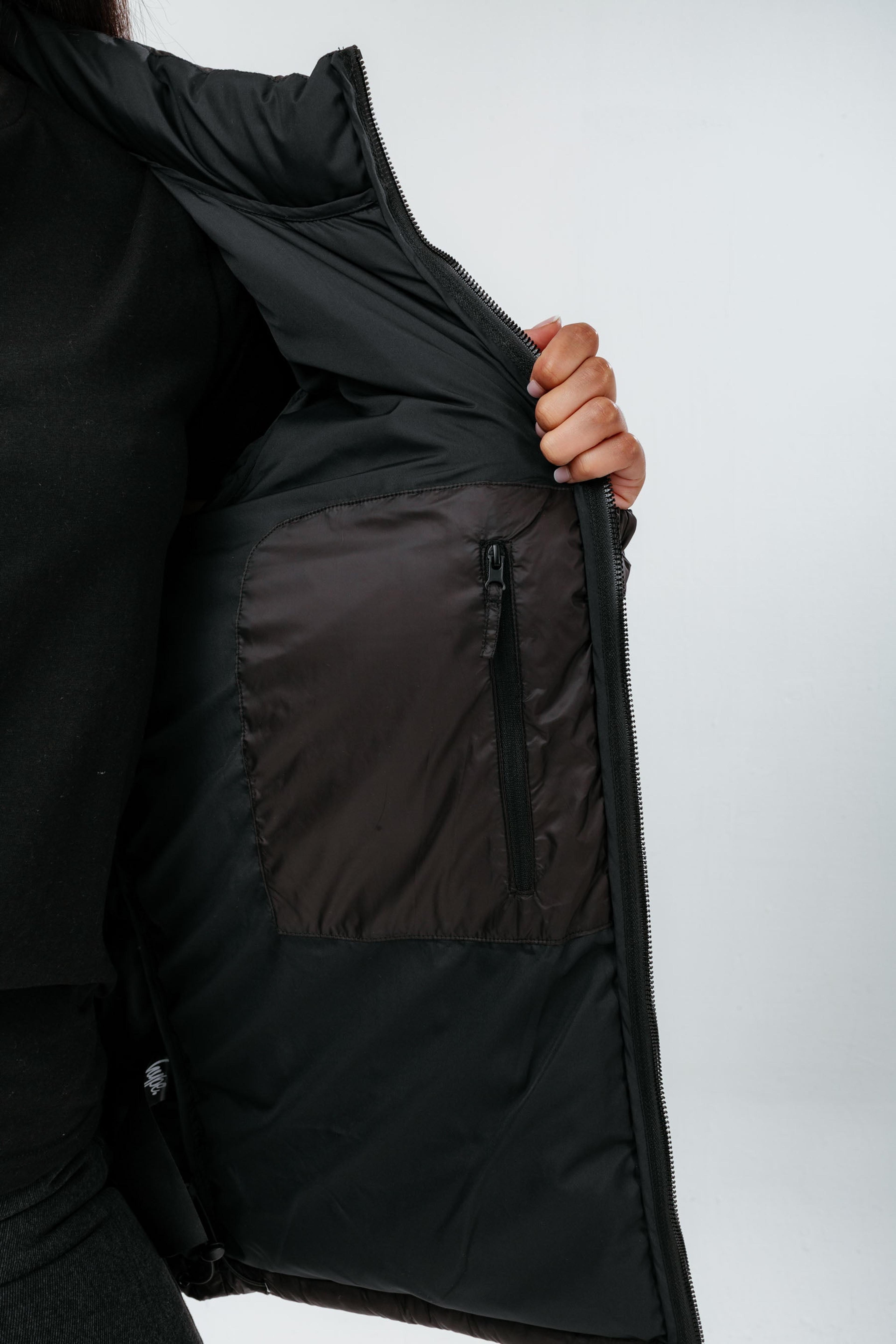 Alternate View 5 of HYPE DEEP FILLED BLACK PUFFER ADULT JACKET