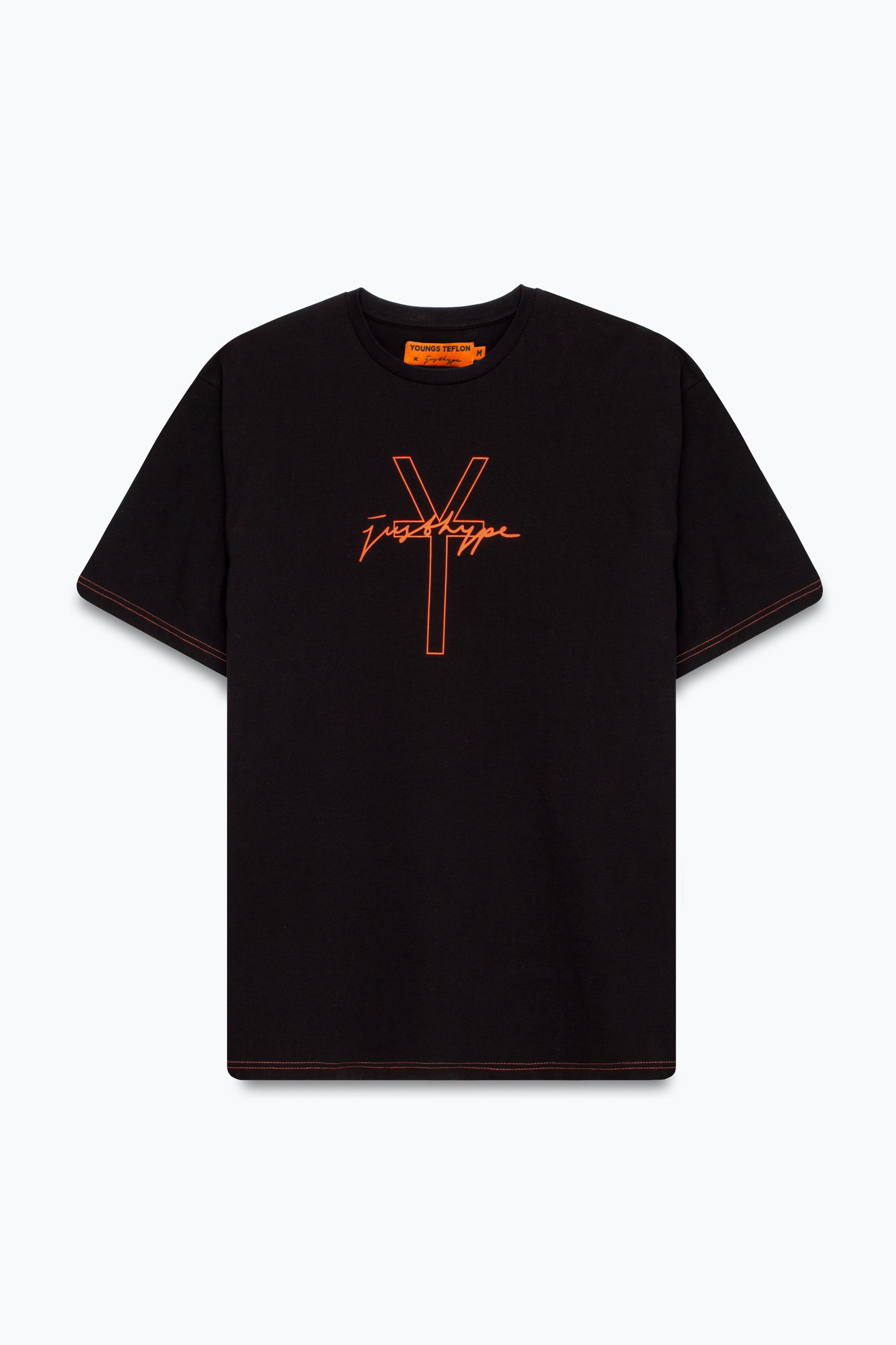 Alternate View 3 of HYPE X YOUNGS TEFLON BLACK OVERSIZED MENS T-SHIRT