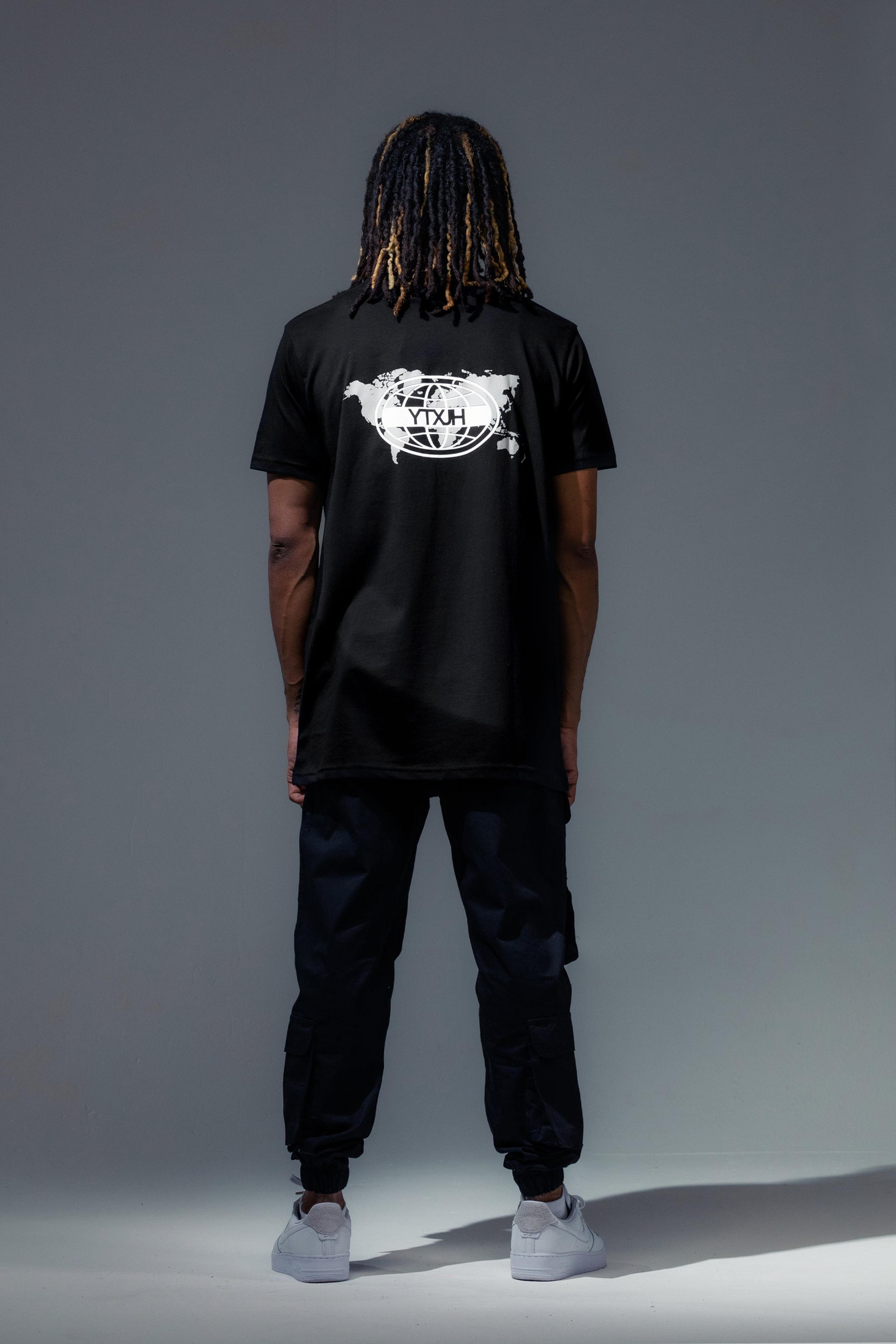Alternate View 2 of HYPE X YOUNGS TEFLON BLACK OVERSIZED MENS T-SHIRT