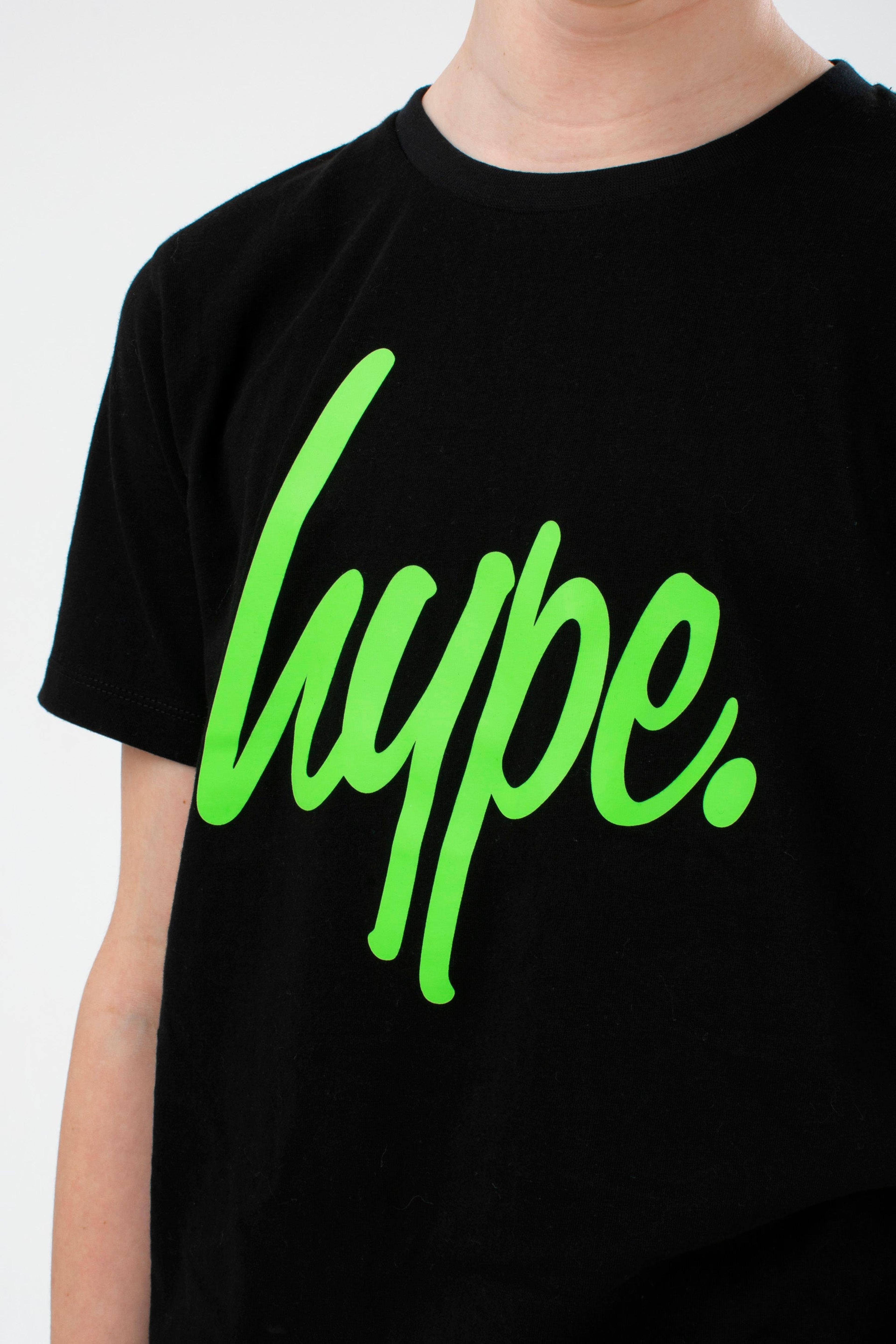 Alternate View 9 of HYPE BOYS GREEN FLAME FADE SCRIPT T-SHIRT THREE PACK