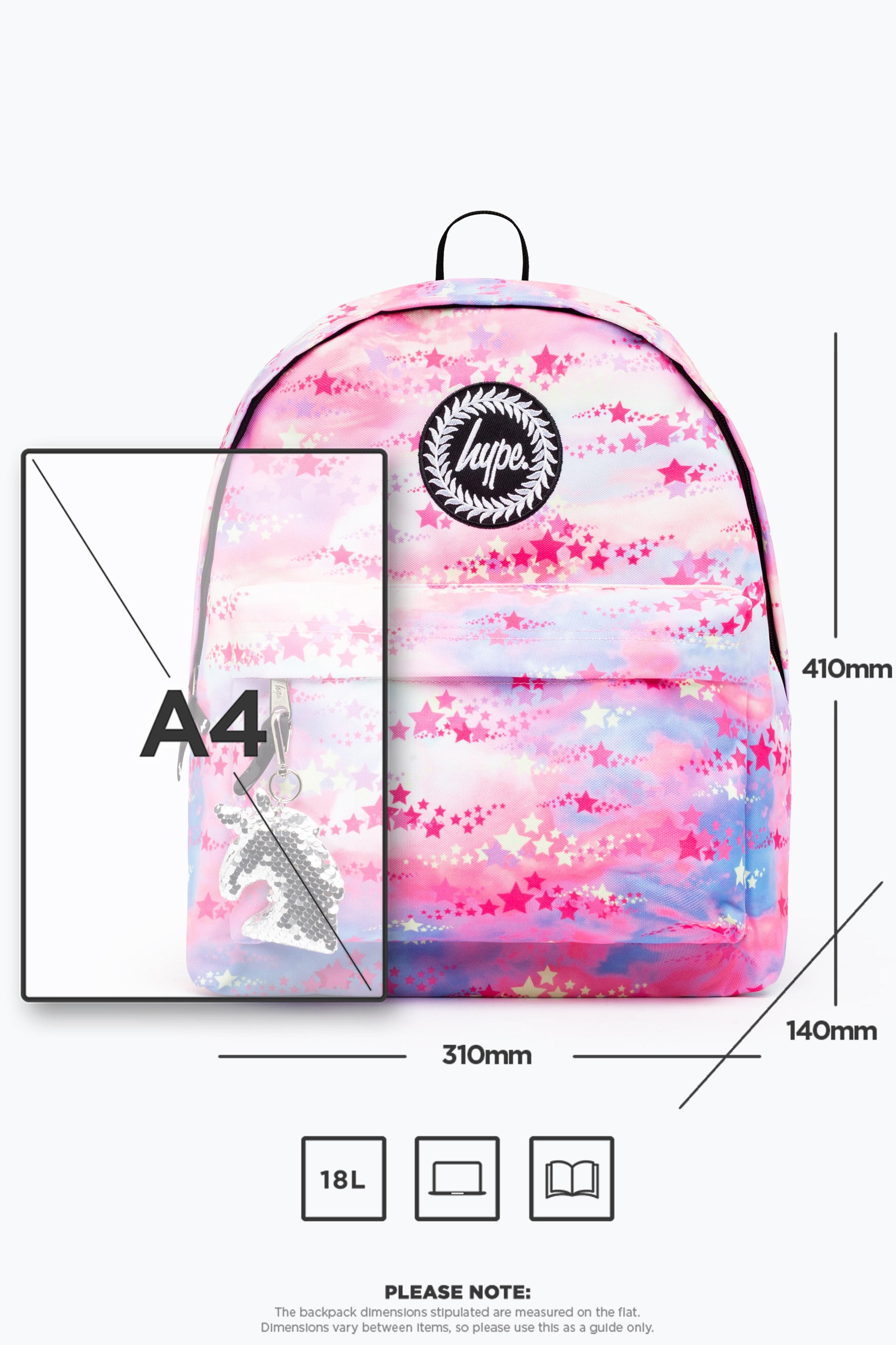 Alternate View 9 of HYPE PASTEL RAINBOW STAR BACKPACK